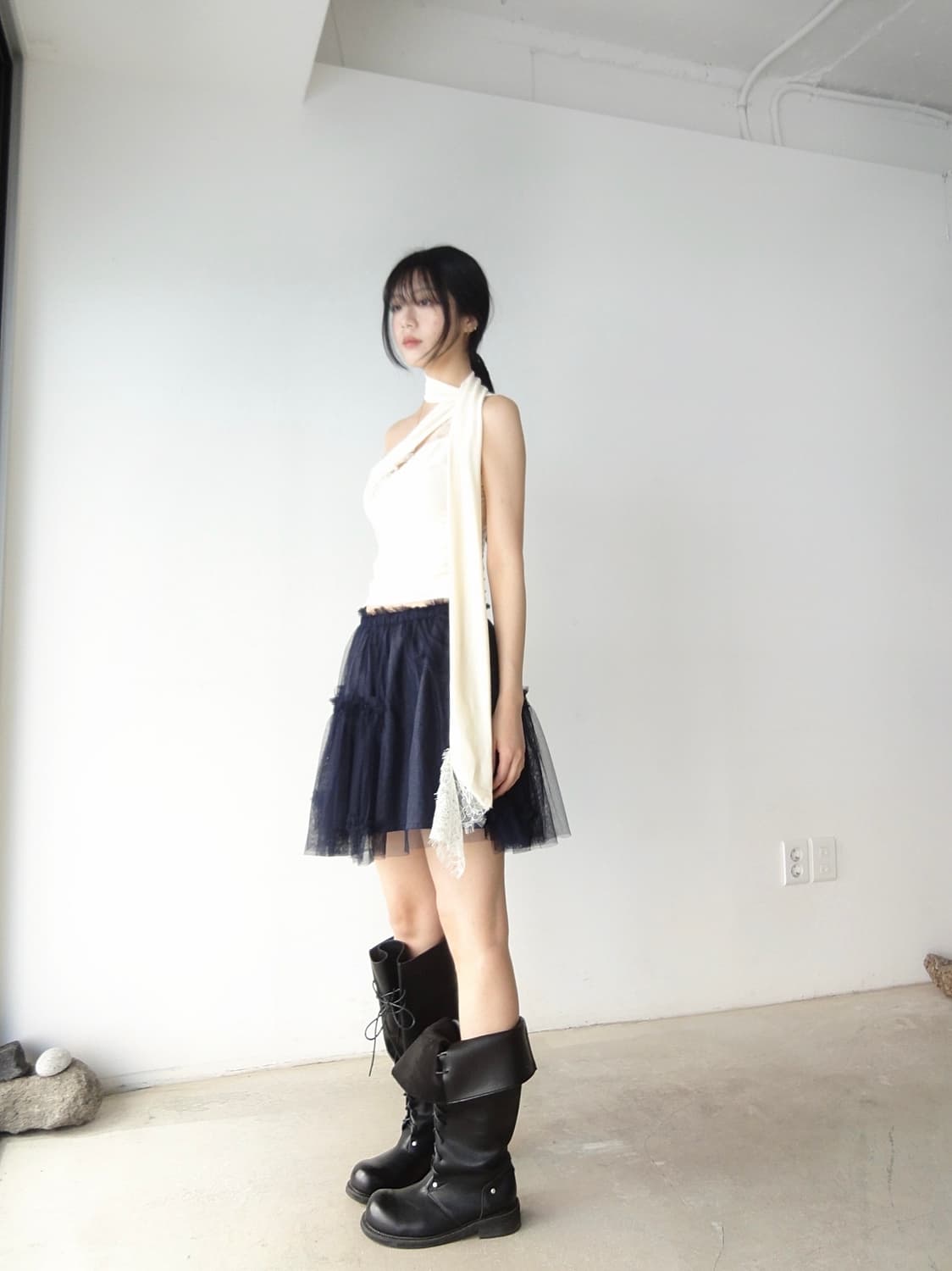 Tiered can can mini skirt / 상품이미지6