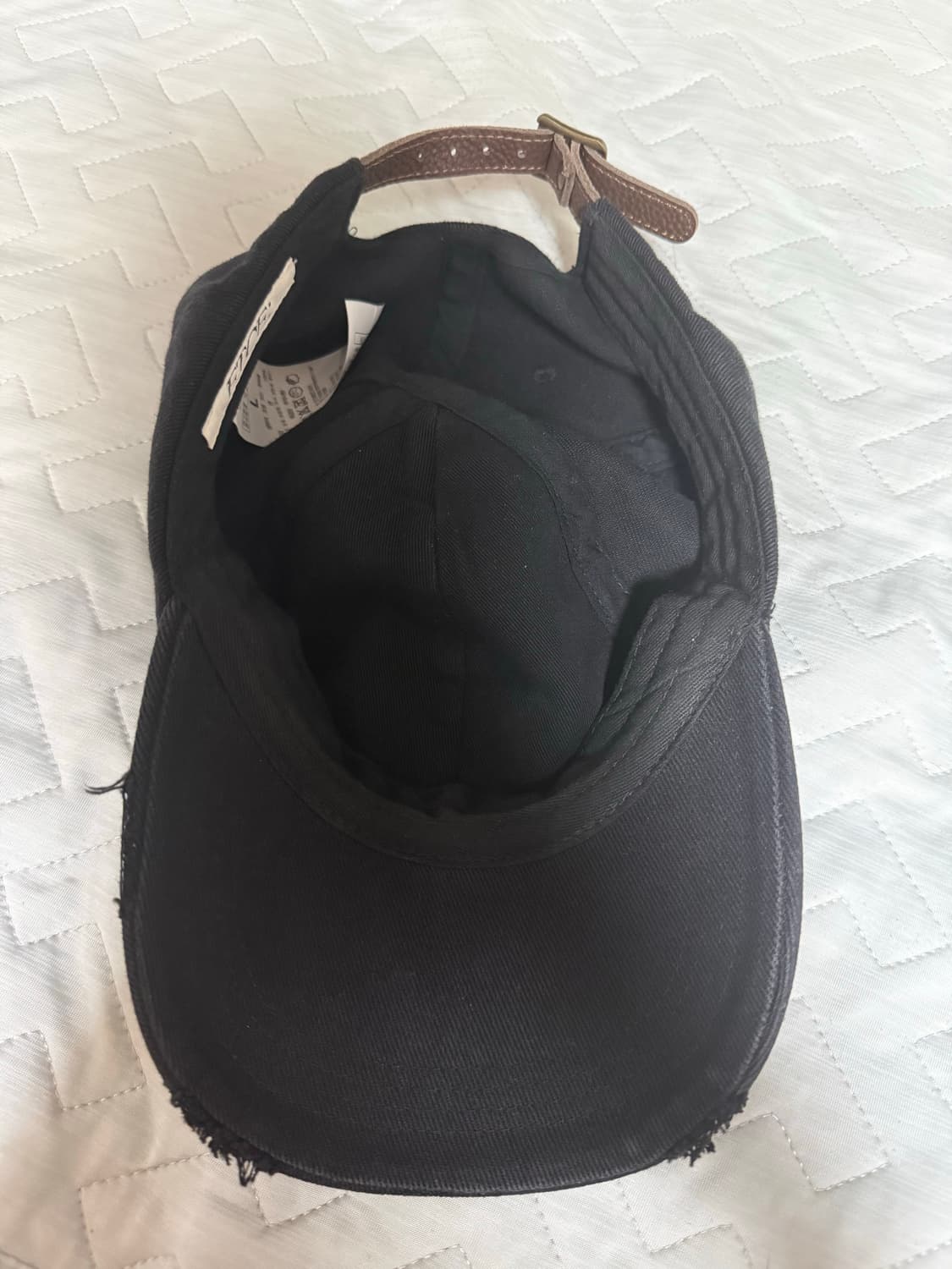 이티씨이 CROSS DESTROYED CAP (BLACK) 상품이미지2