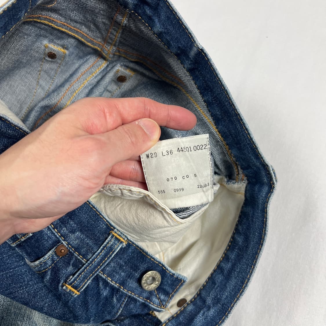 90’s 리바이스 levis s501xx 셀비지 데님팬츠 청바지 상품이미지10