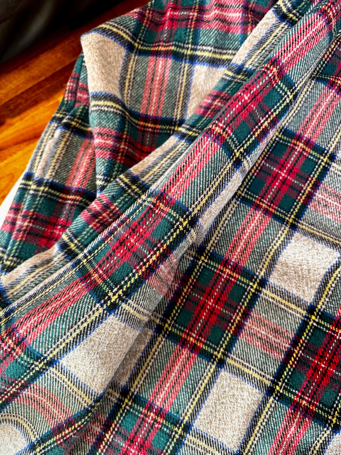 웜타탄 체크 코트 XL 상품이미지2