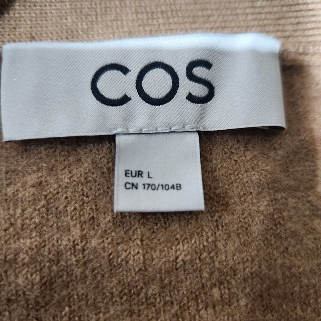 [여L]COS 카멜 울 오버핏 롱 가디건[Y5C-268] 상품이미지7