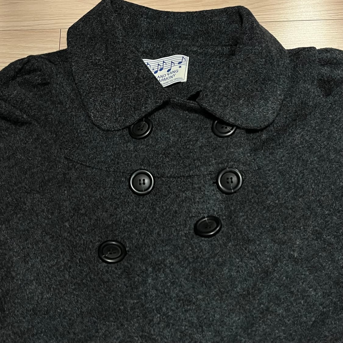 인앤양하모니 포포가디건 자켓 차콜 상품이미지2