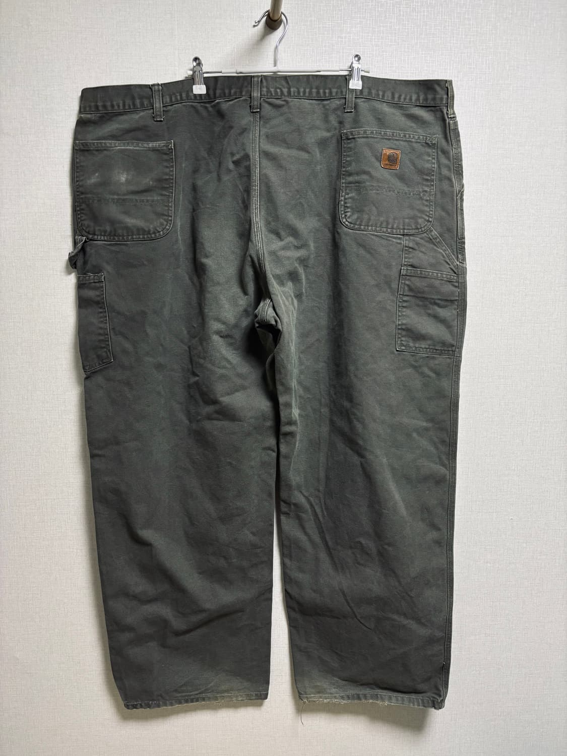 Carhartt 칼하트 모스그린 더블니 오리지널 워크 팬츠 상품이미지2
