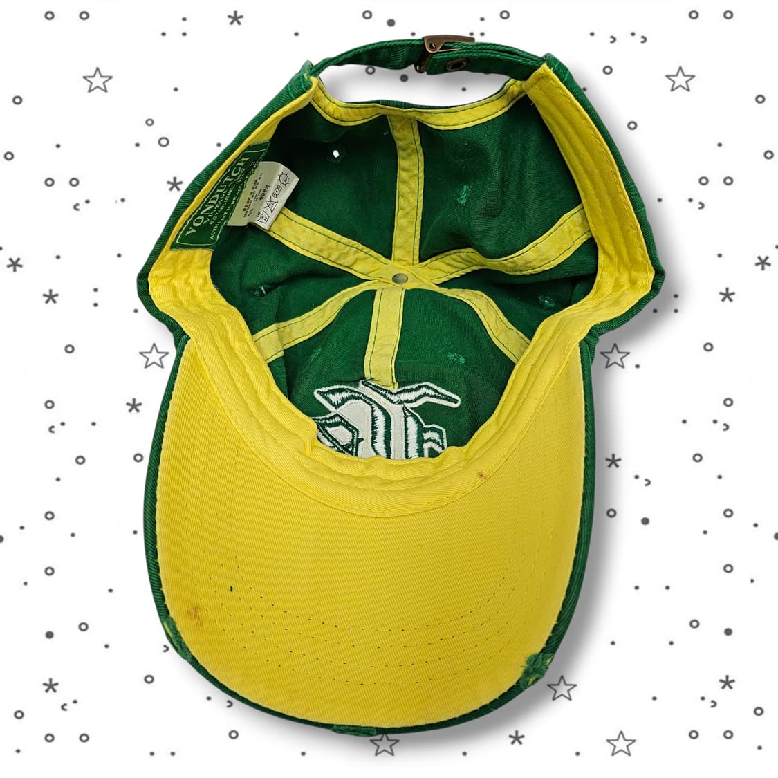  VonDutch 본더치 자수 그린 캡 상품이미지5