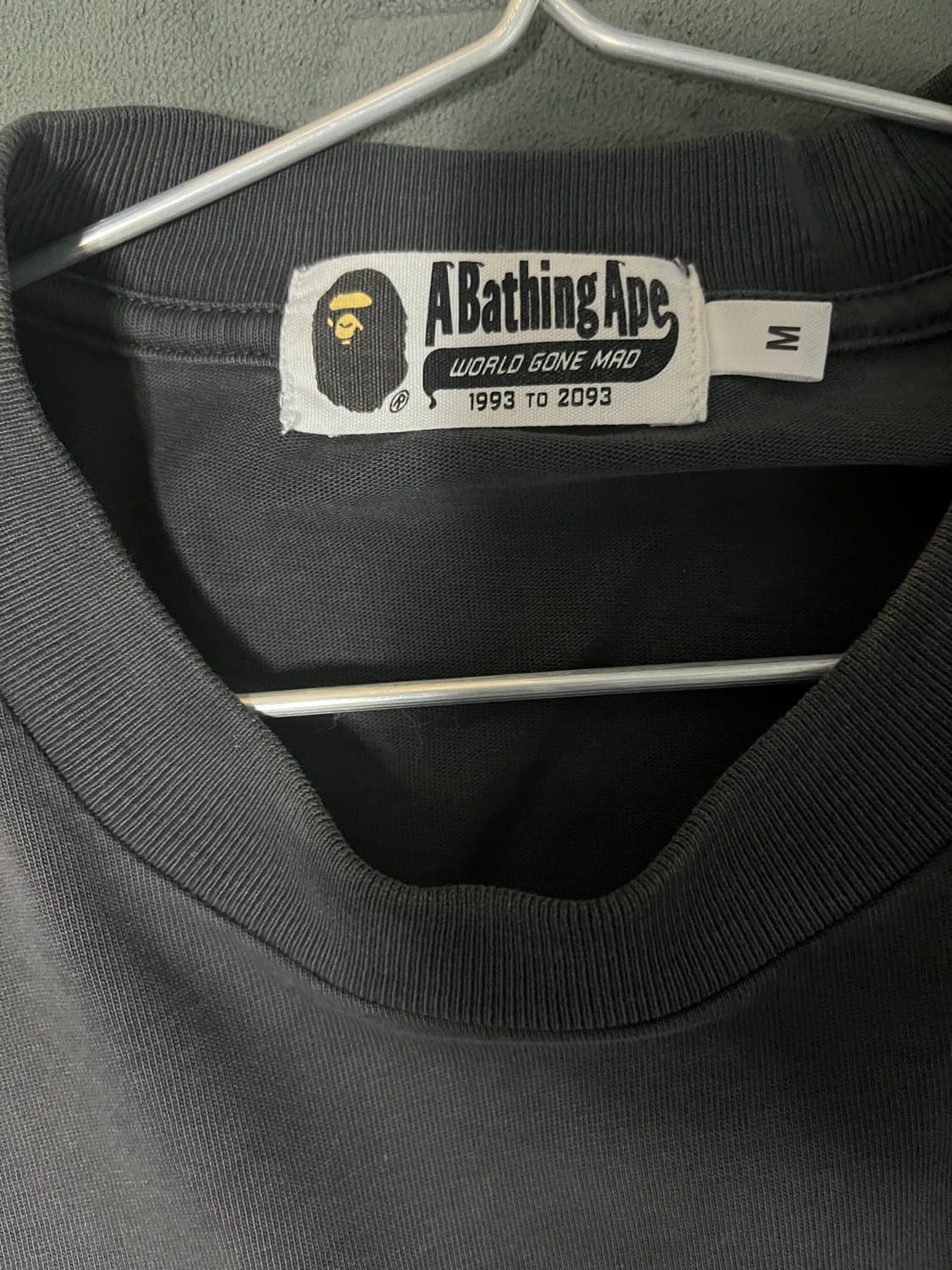 베이프 롱슬르비 차콜 m 사이즈 상품이미지1