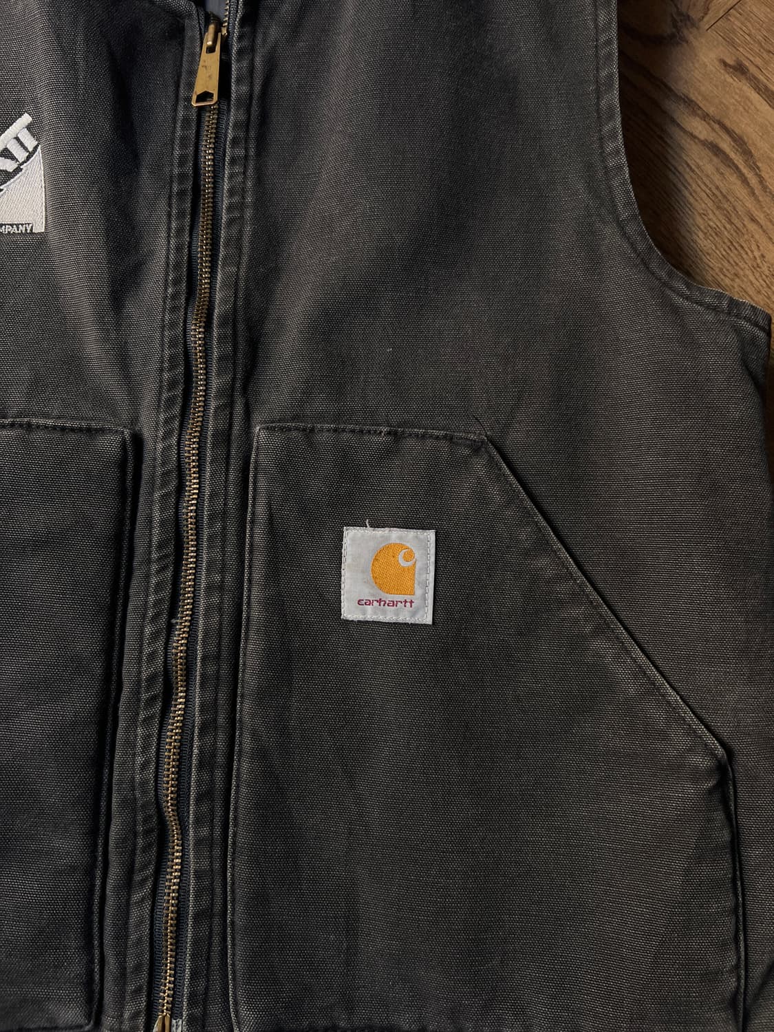 [S]칼하트 USA 빈티지 워싱 HYATT 워크 베스트 상품이미지3