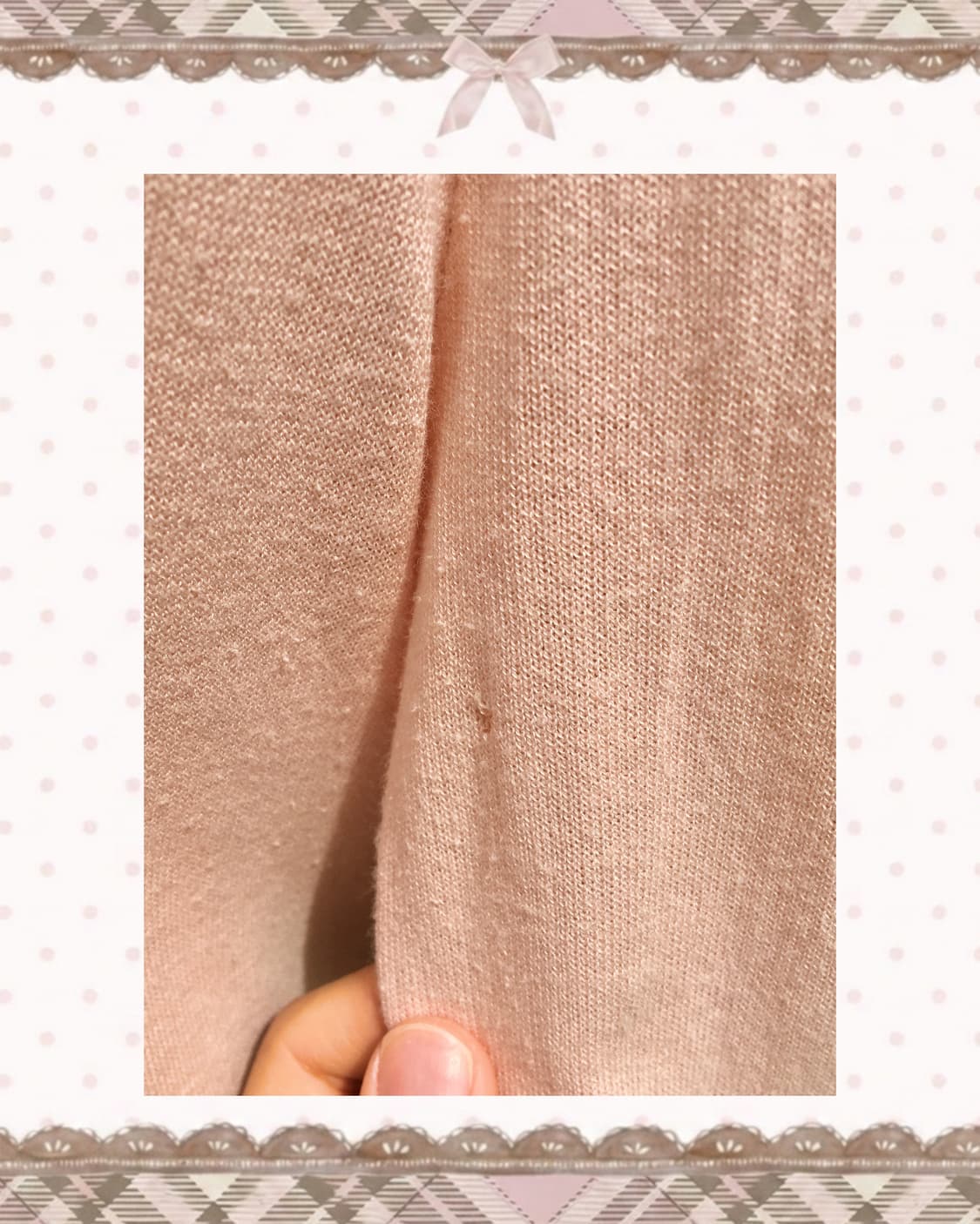 레이스 인디핑크 7부 가디건 상품이미지4