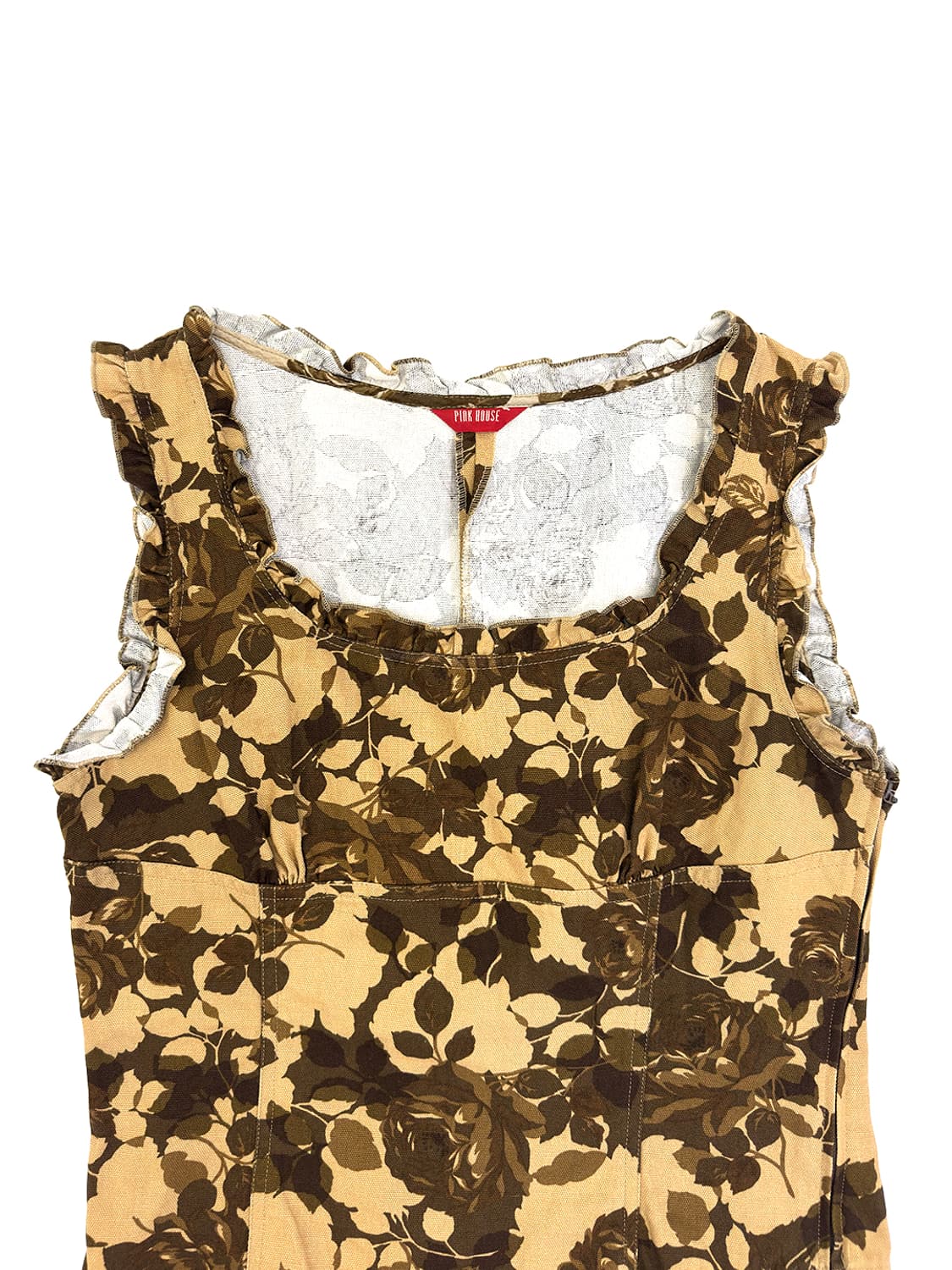 Pink House Floral Bustier Top/ L 상품이미지5