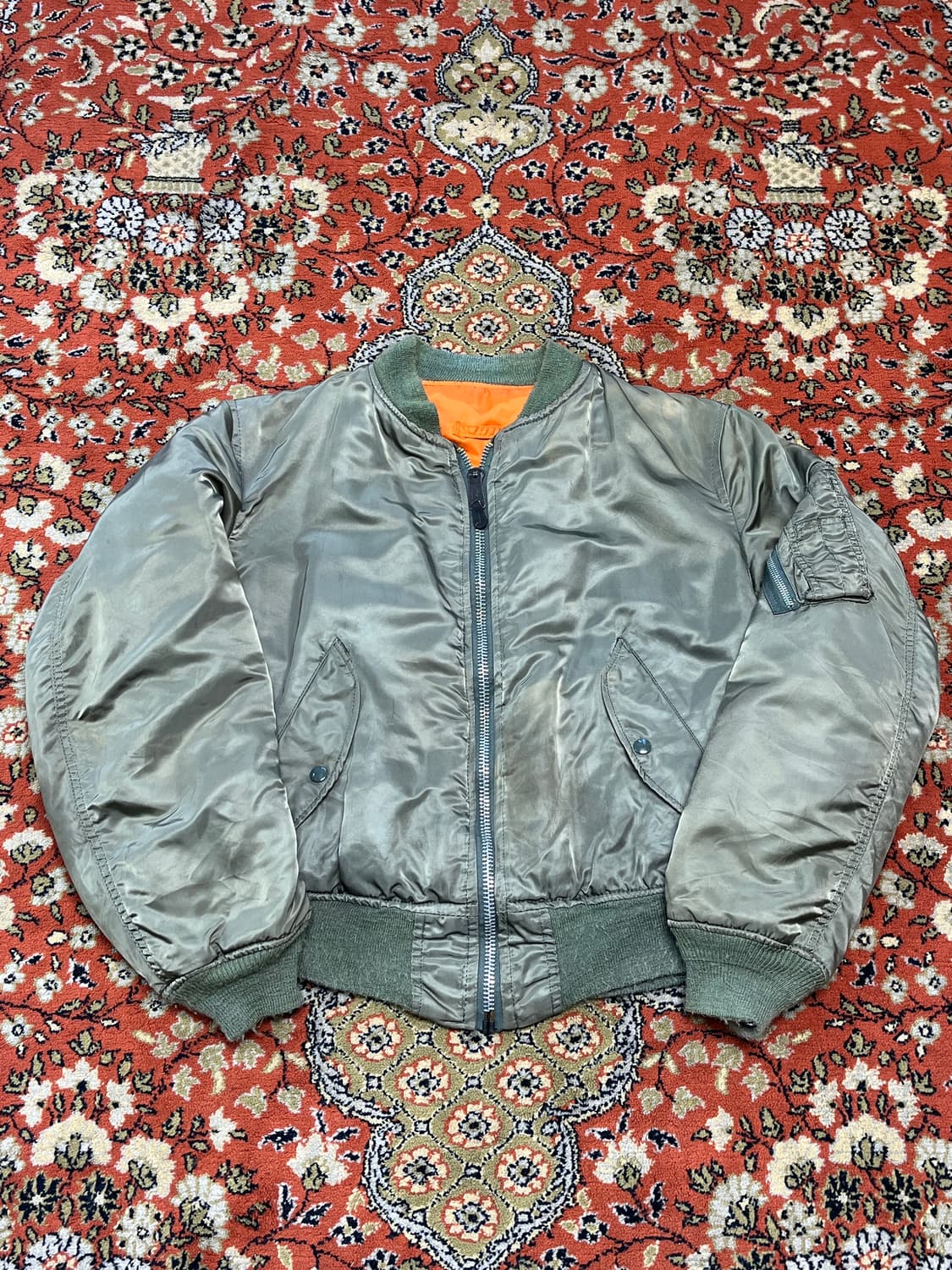 [M] 알파인더스트리 USA 빈티지 커스텀 MA-1 상품이미지2