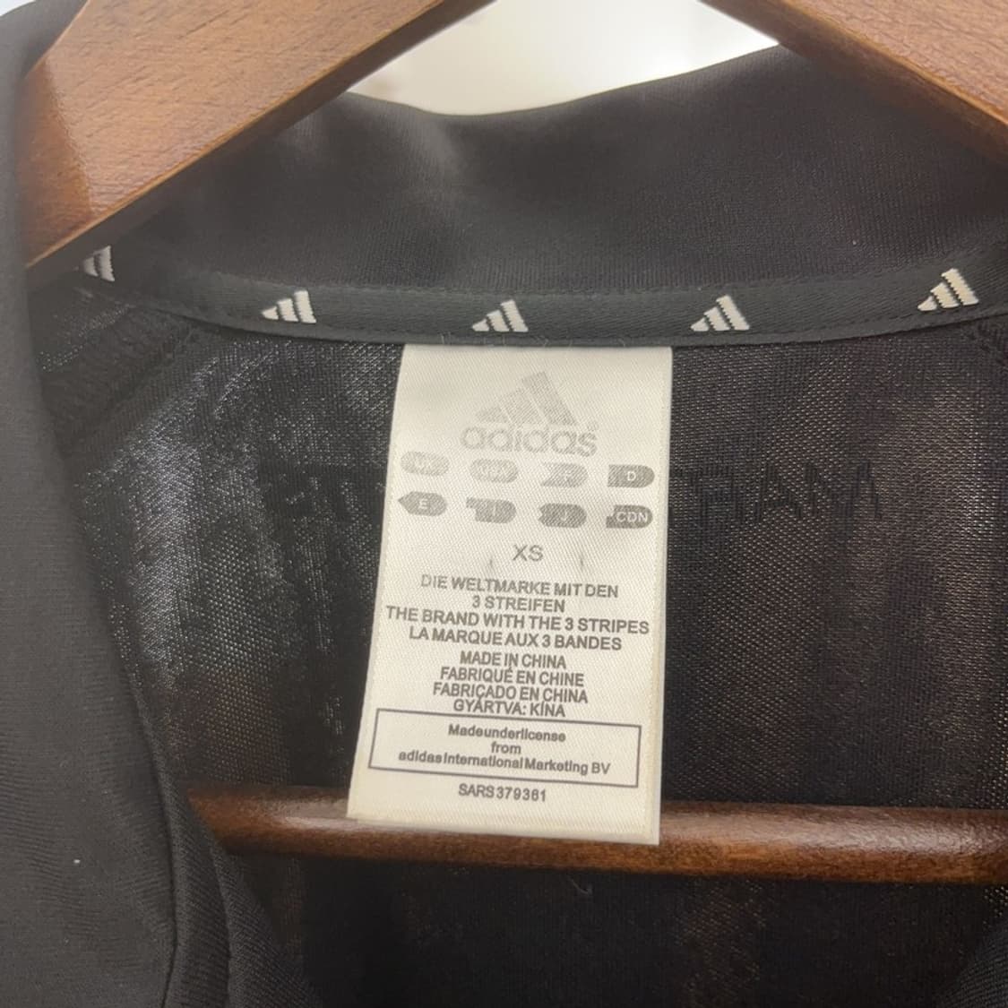 아디다스 마샬아츠 올드스쿨 빈티지 져지 집업 XS C09261 상품이미지5