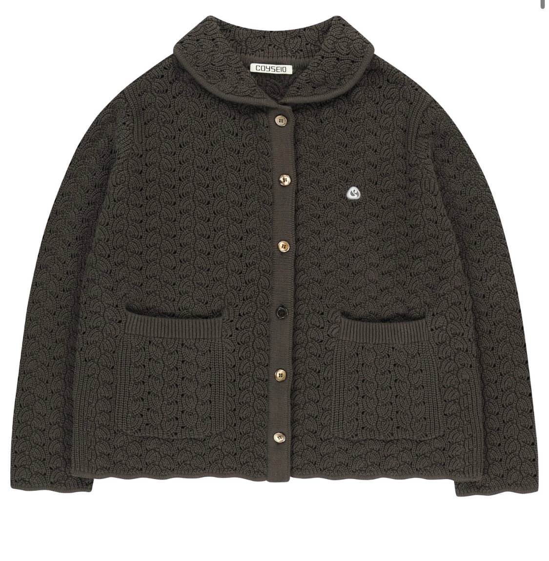 코이세이오 웨이브 니트 가디건 상품이미지1