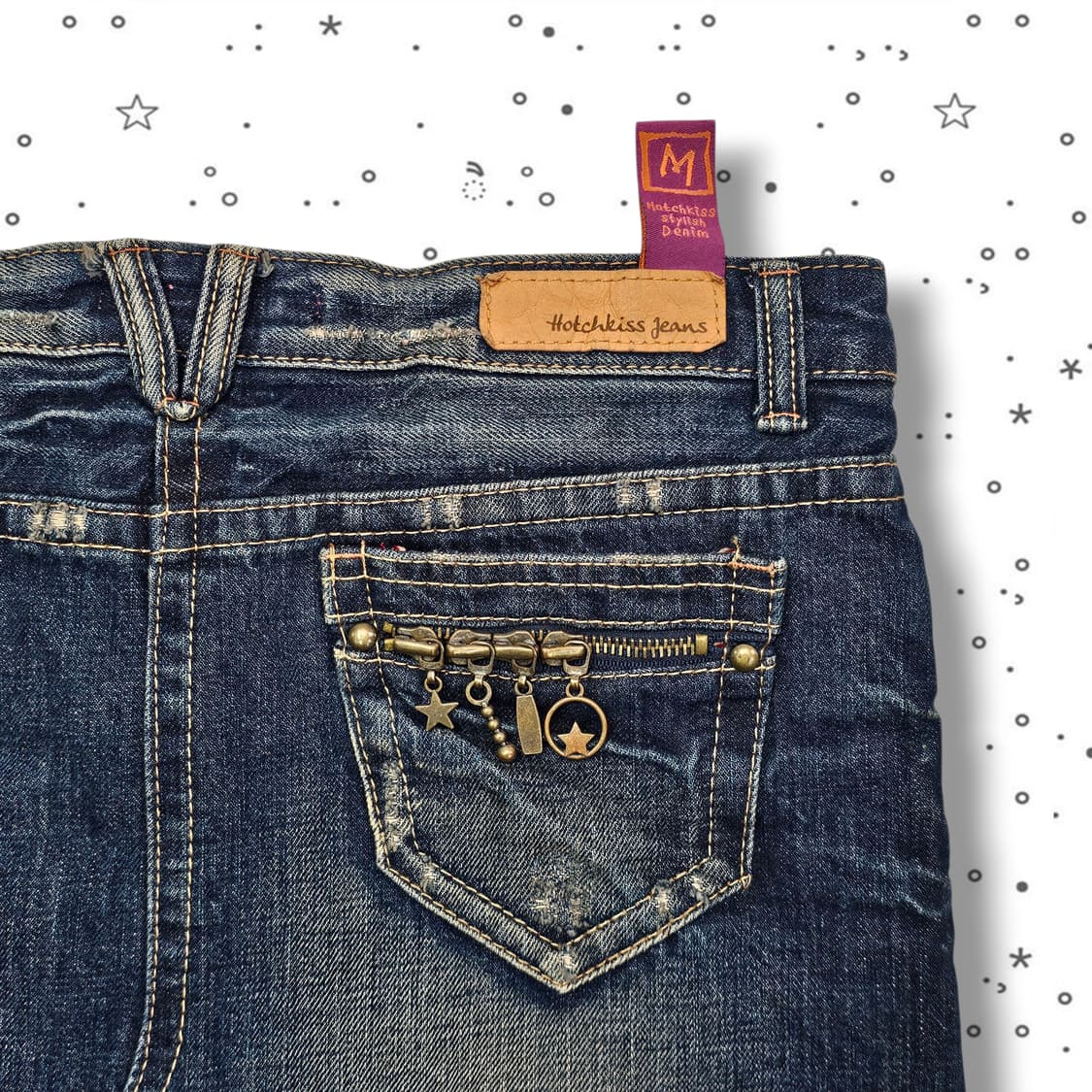 M HOTCHKISS 워싱 데님 스커트 상품이미지4