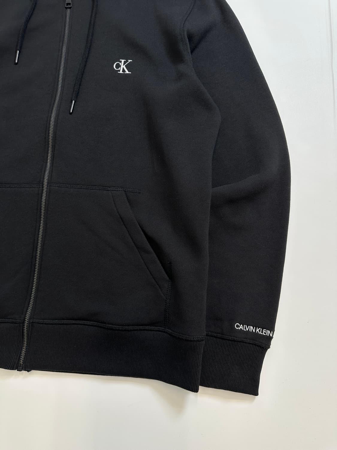 ck 캘빈 후드집업 블랙기모) 상품이미지5