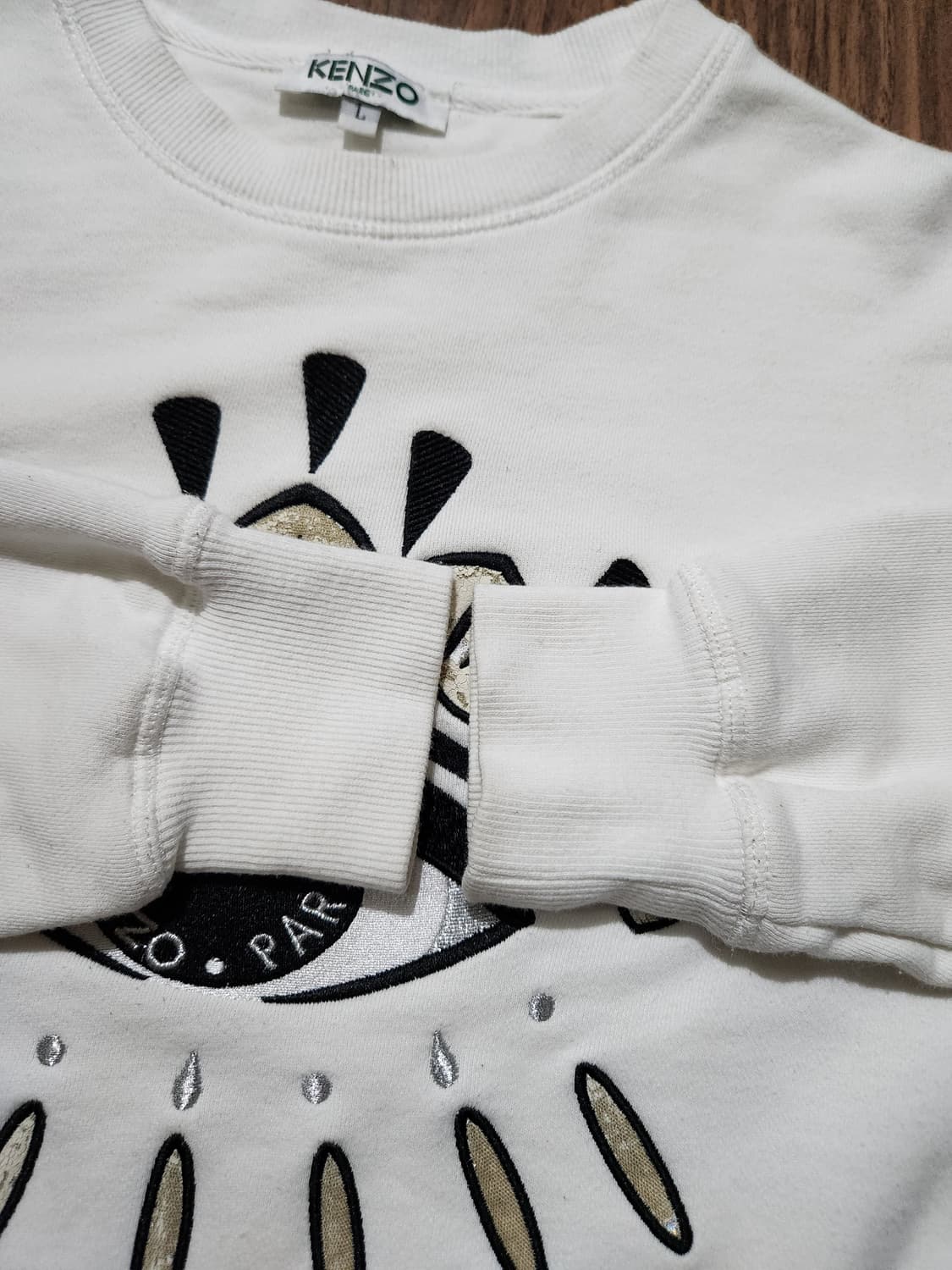 겐조 아이 자수 맨투맨 L 상품이미지8