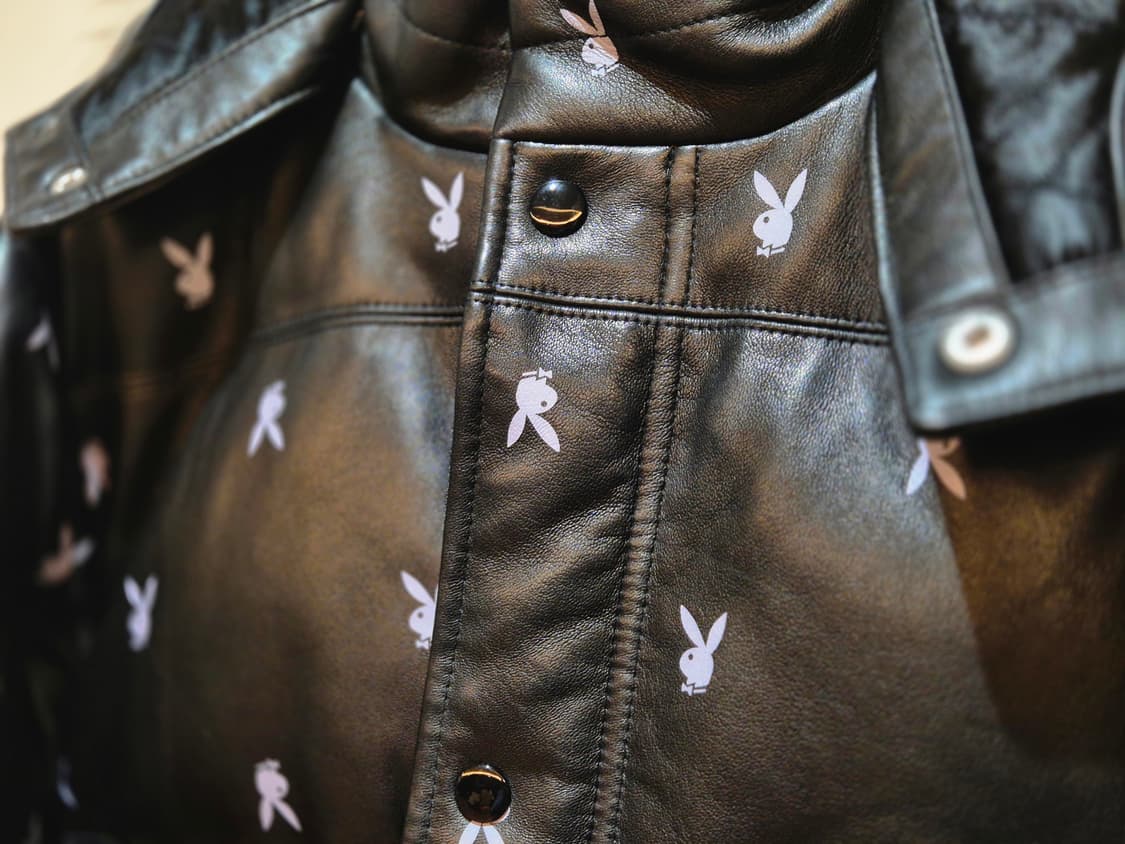 슈프림 플레이보이 버니 레더 패딩 상품이미지4