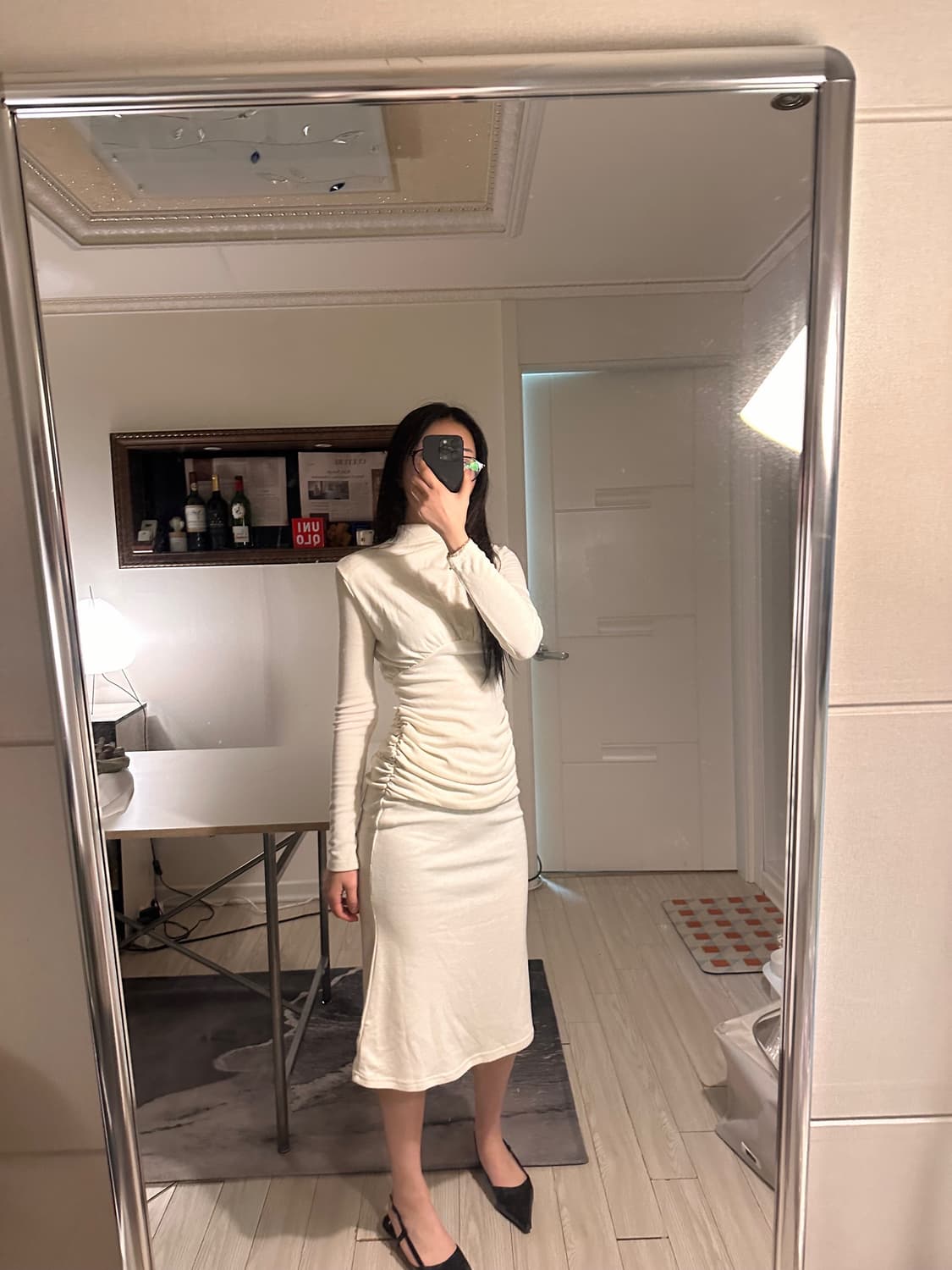 빈티지 셔링 원피스 상품이미지5