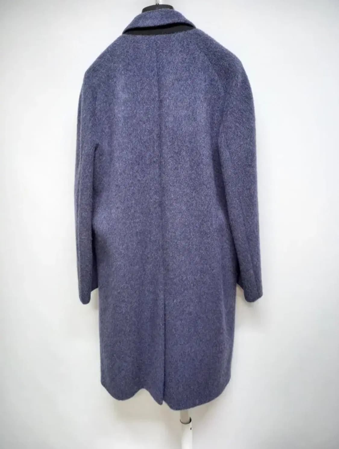 시스템옴므 양모 모헤어 롱 코트 100 상품이미지5