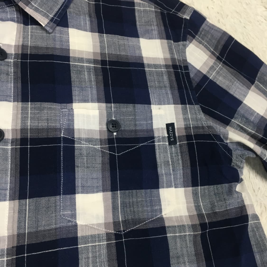 헤지스 체크셔츠 DD09 상품이미지3