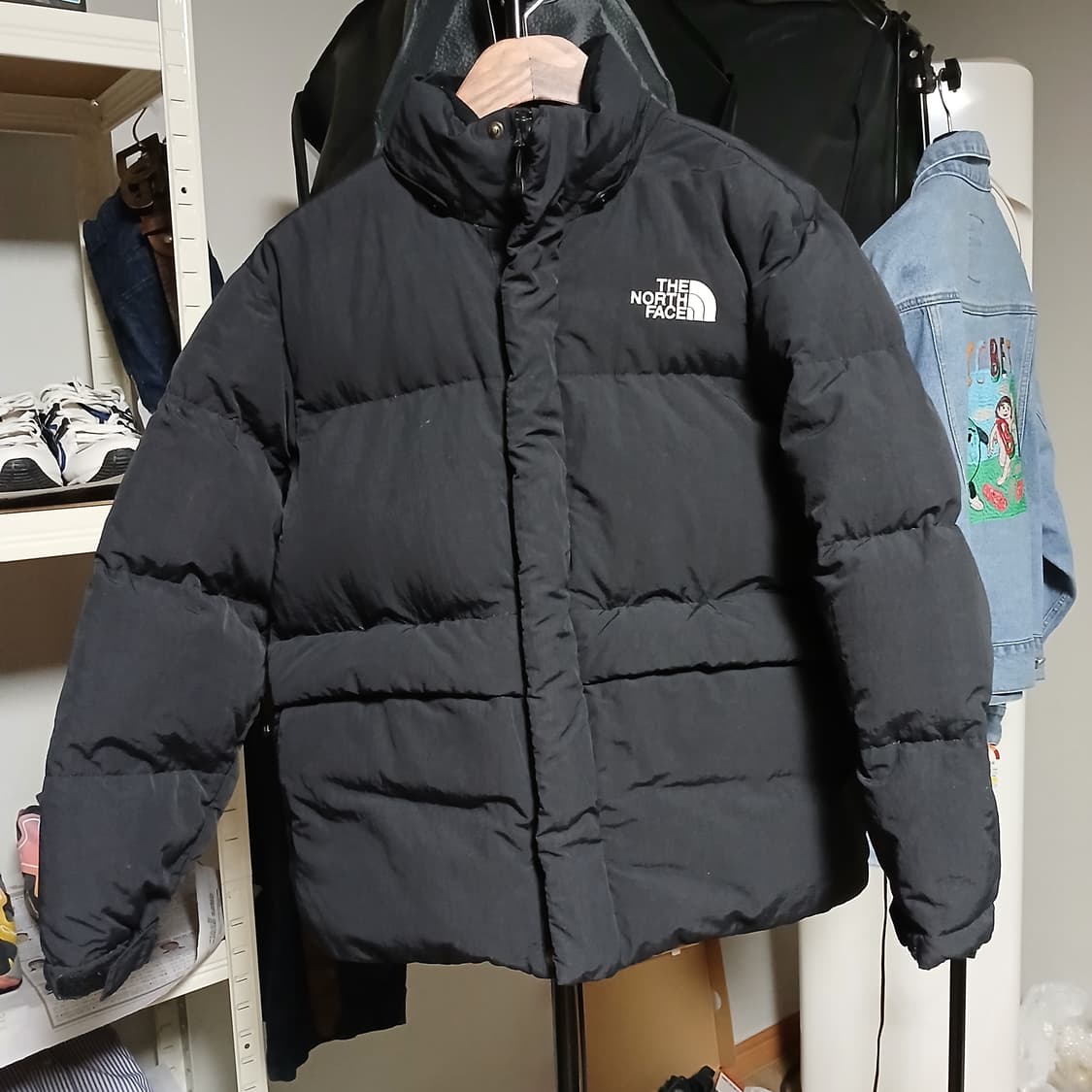 tnf 노스페이스 키즈 다운 패딩 자켓 150 10~11세 상품이미지10