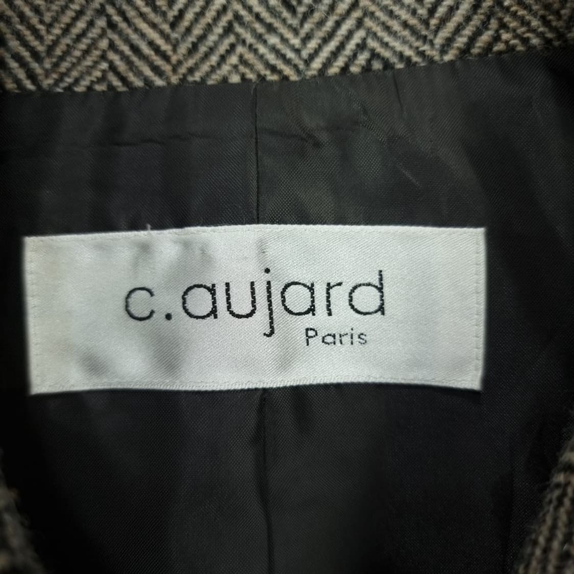 [일본빈티지] 헤링본 모직 더블 자켓 M18304 상품이미지6