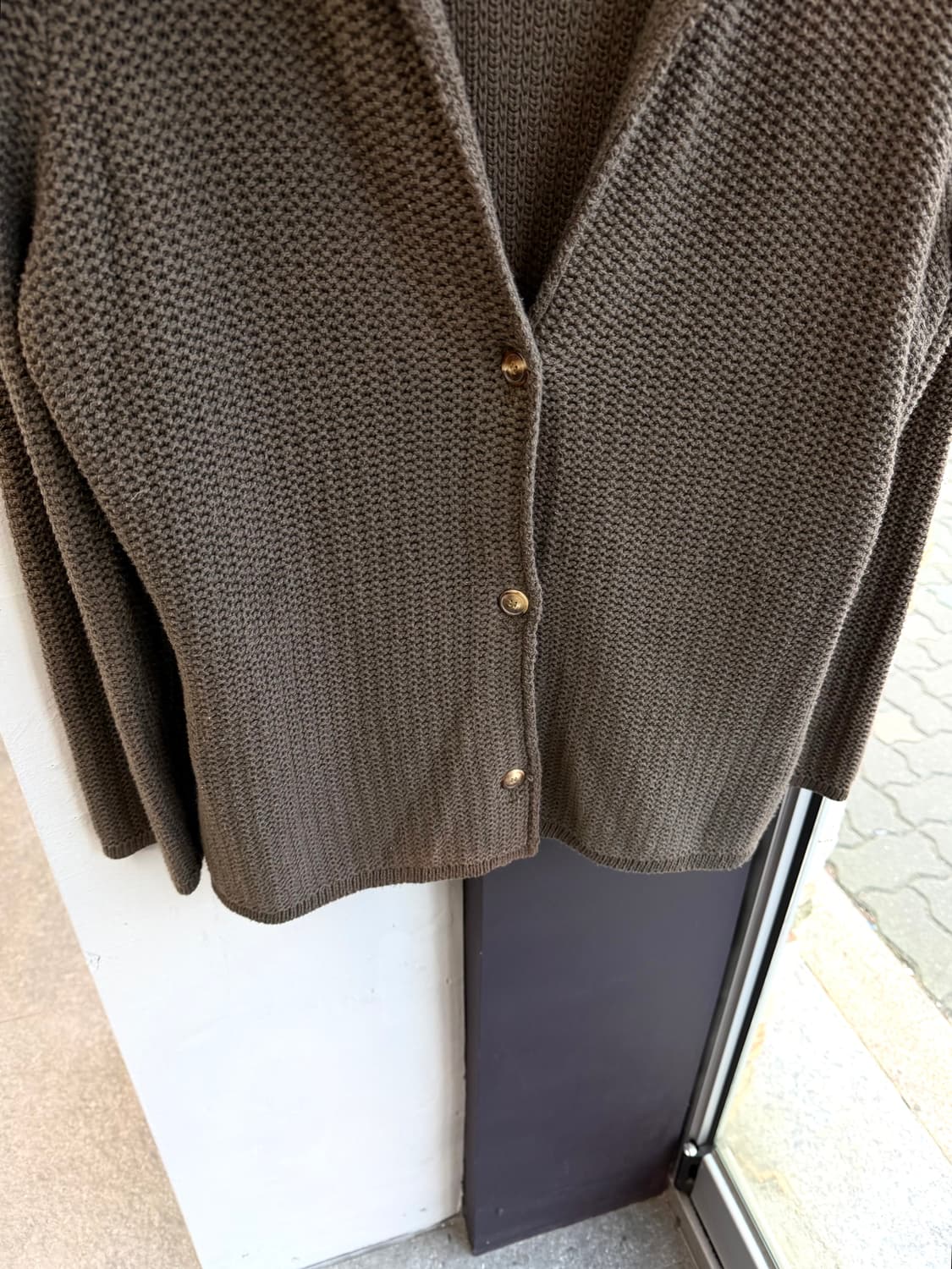 .IT44/ 로로피아나 와플 스웻 니팅 가디건 상품이미지4