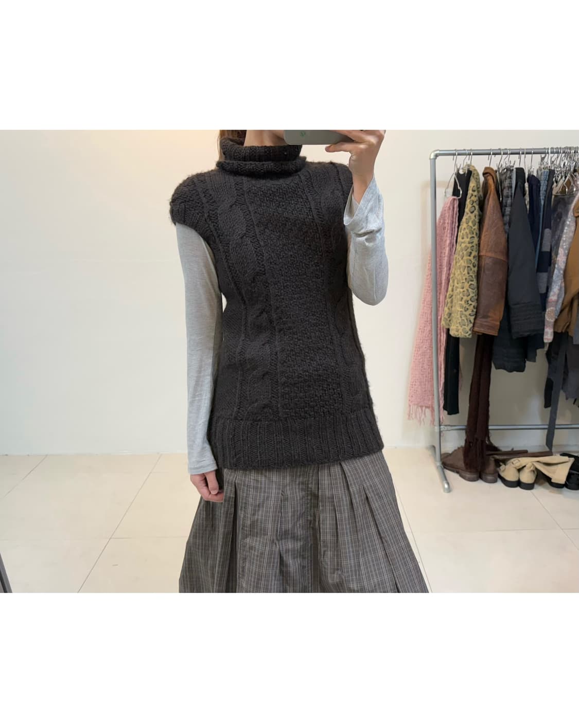 Atsuro tayama 레이어드 니트 상품이미지1