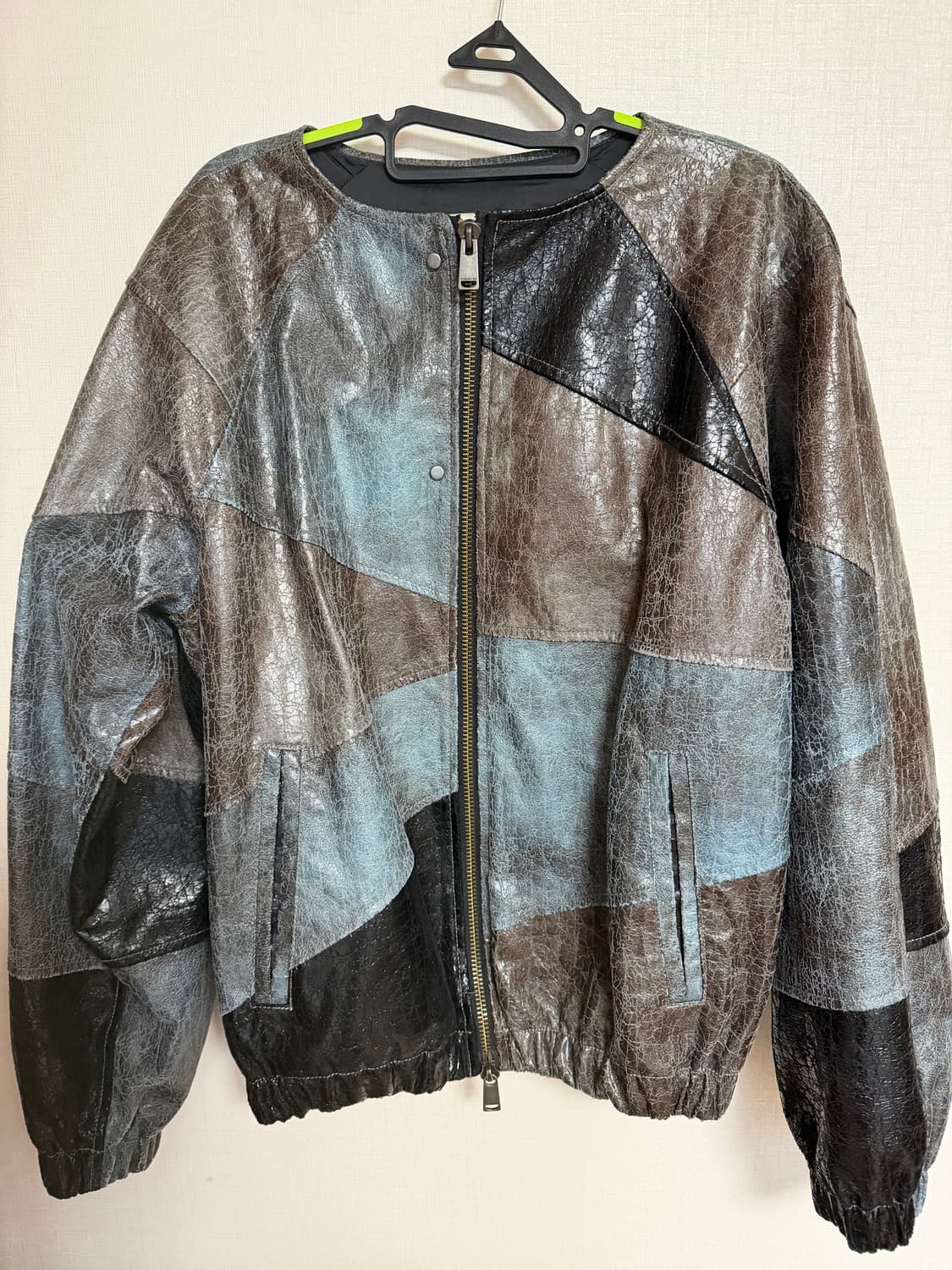 앤더슨벨 포 레더 패치워크 봄버 상품이미지3