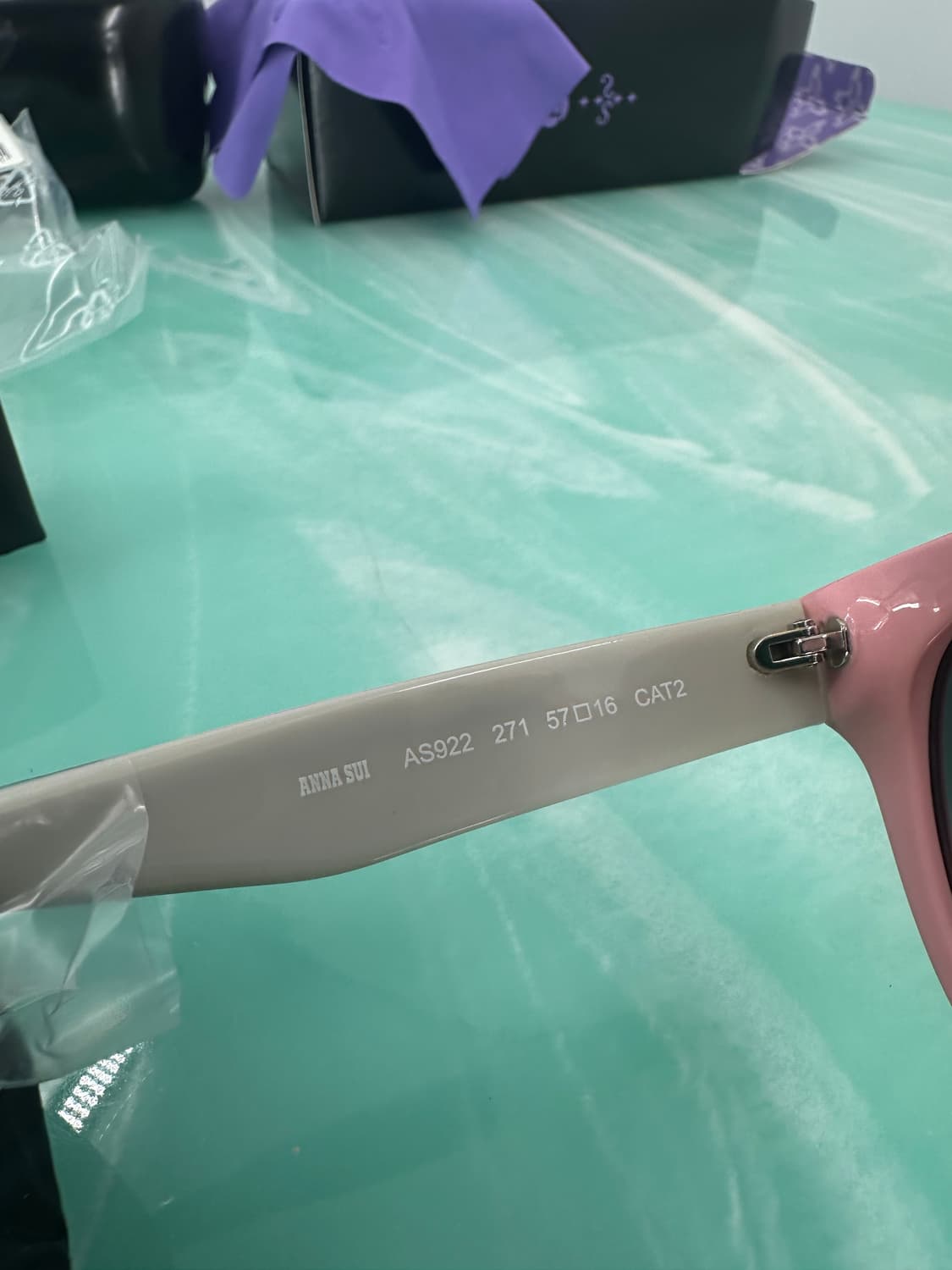 [새상품 무료배송] Made In Italy 안나수이 선글라스 핑크 상품이미지7