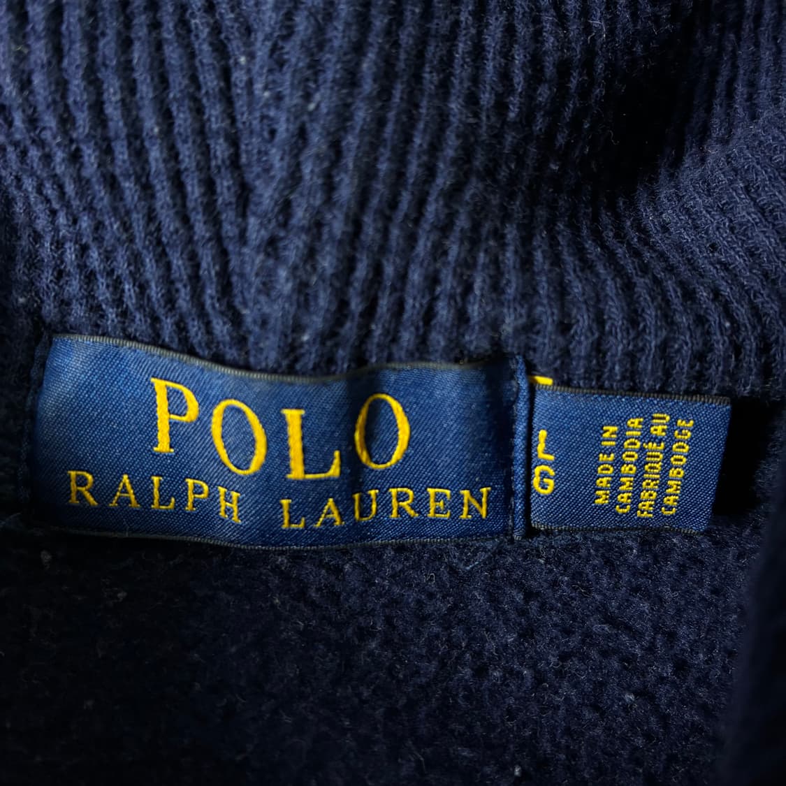 Polo  폴로 랄프로렌 자수 네이비 후드집업  상품이미지5