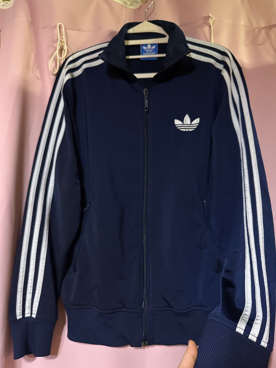 아디다스져지 아디다스 네이비 파이어버드 트랙탑 아디다스집업 불꽃져지 95 상품이미지2