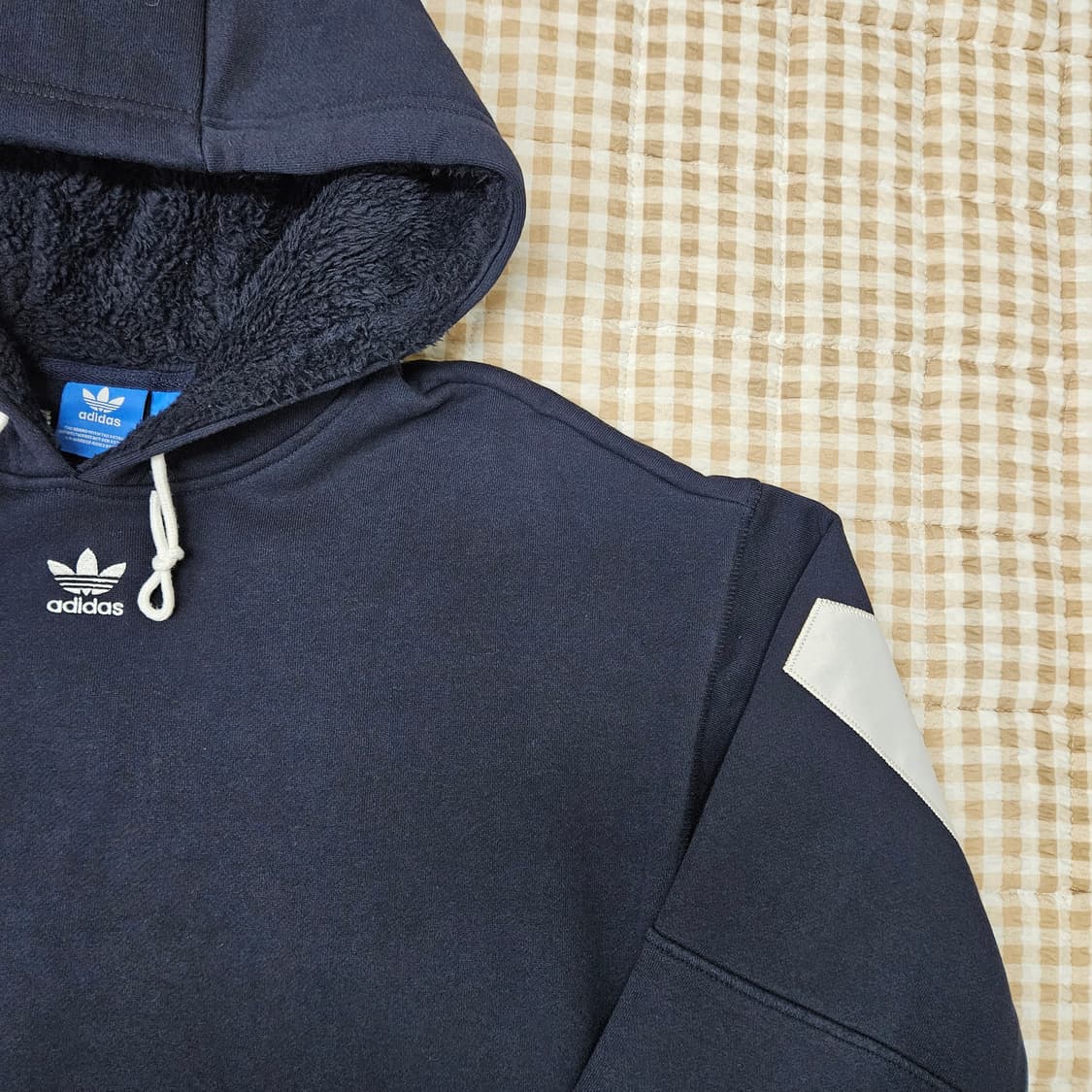 아디다스 오버핏 기모 후드티 남자100 상품이미지3