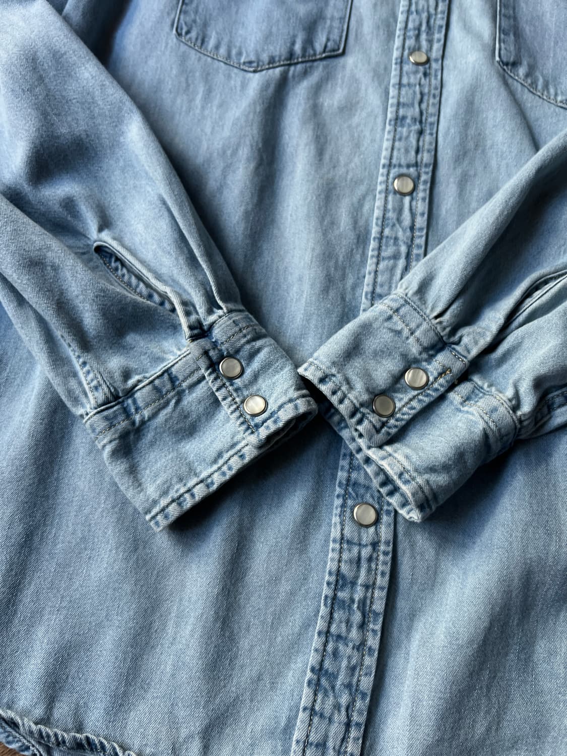 [L]리바이스 버튼다운 웨스턴 데님 셔츠 상품이미지5