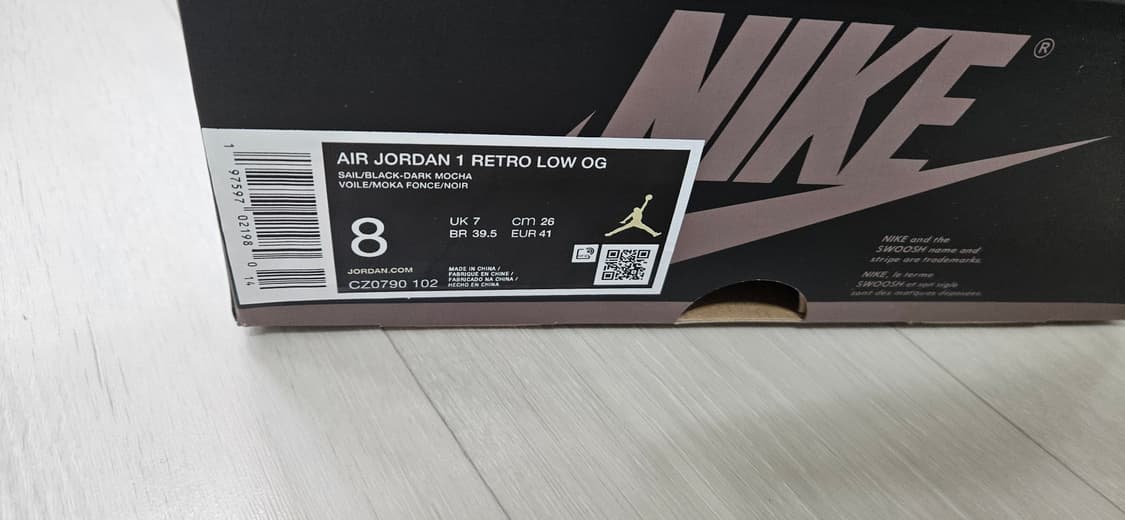 나이키 조던 로우 og 모카 260사이즈 상품이미지2