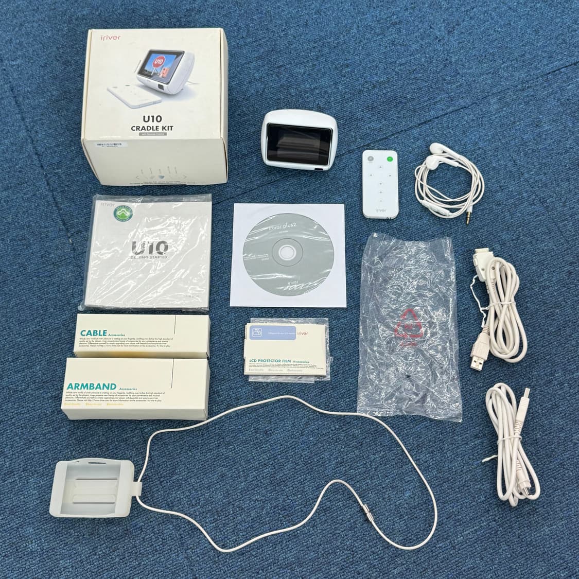 아이리버 U10 MP3 플레이어 본체+크래틀+리모컨 상품이미지1