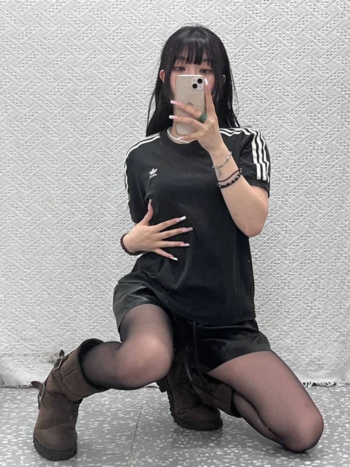아디다스 캐주얼 스포티 3S 트레포일 반팔티 M C12290 상품이미지2