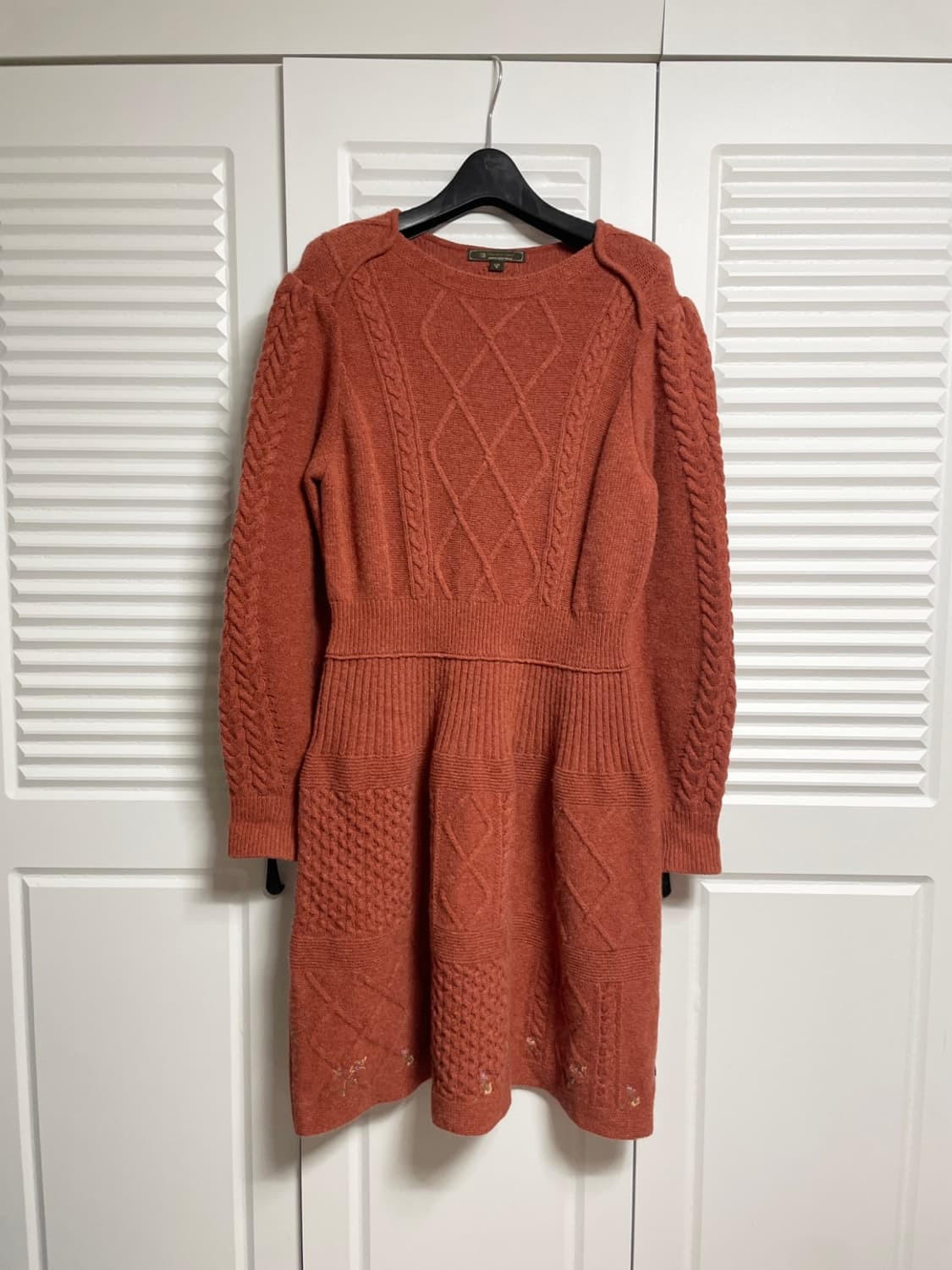 써스데이아일랜드 니트 원피스 상품이미지2