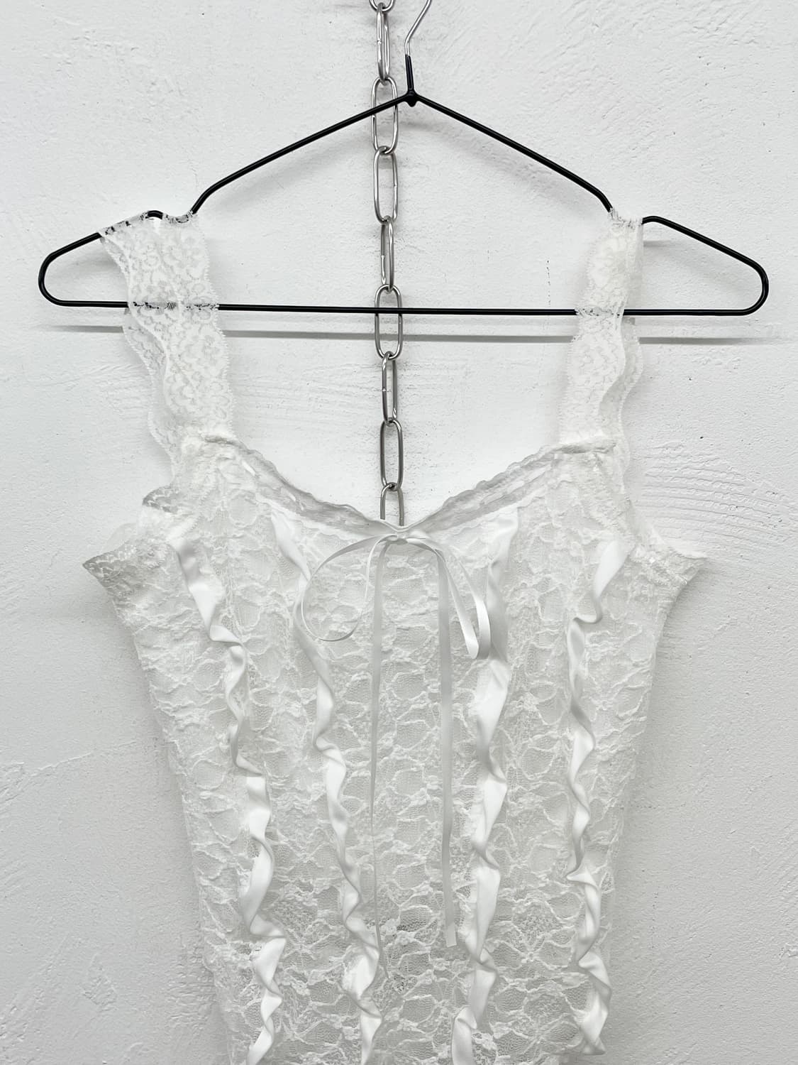 화이트페어리 레이스 탑 상품이미지5