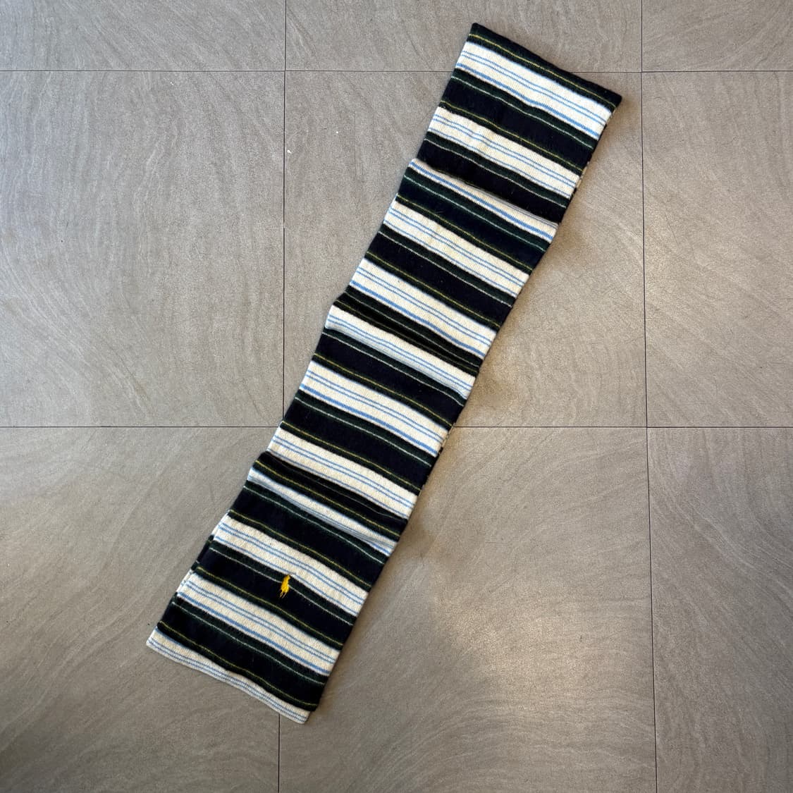 폴로 정품 울 스트라이프 머플러 목도리 상품이미지1