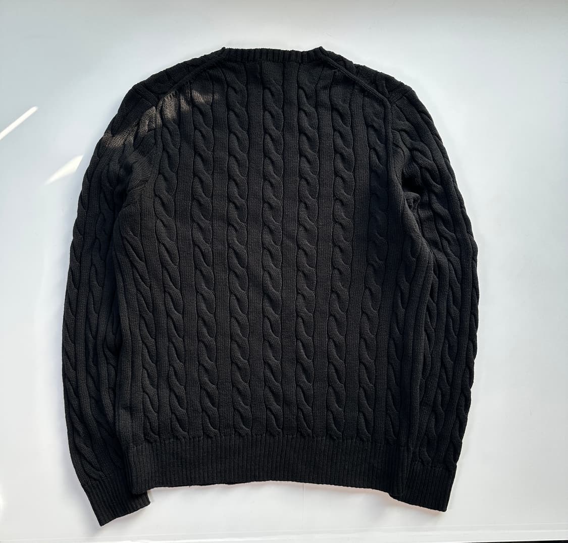 폴로랄프로렌 케이블 니트 블랙 상품이미지3