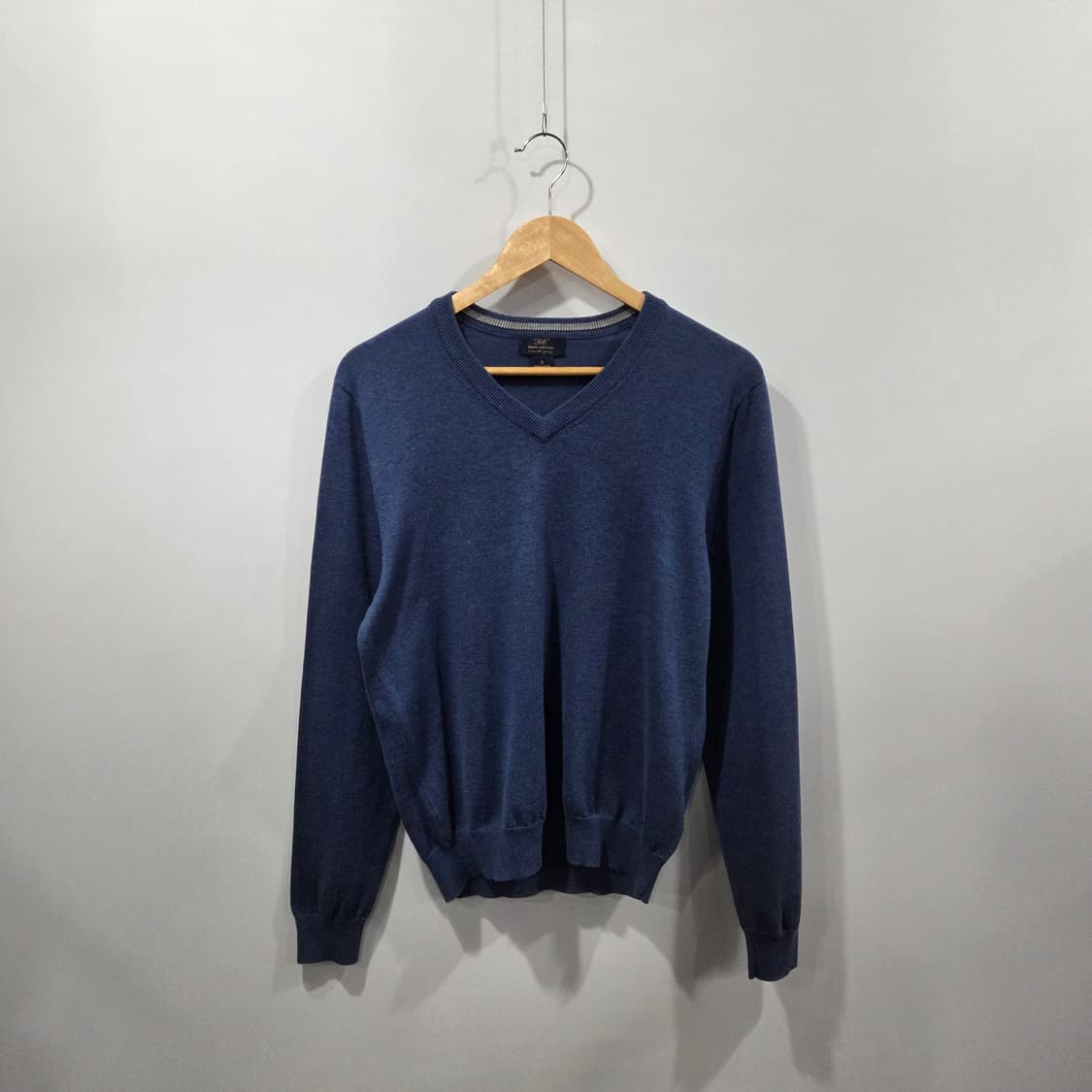 브룩스브라더스 수피마코튼 브이넥 니트 S 상품이미지1