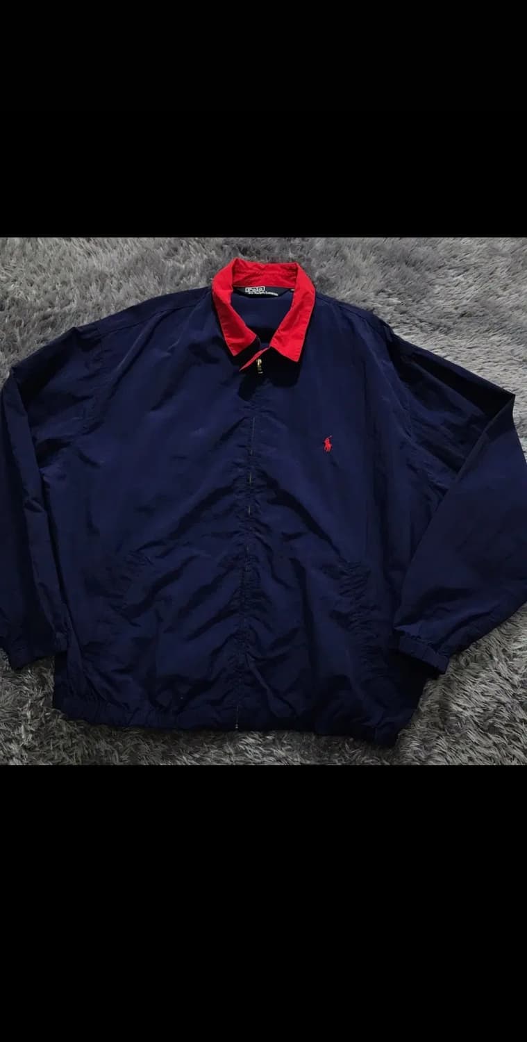 [[L-XL, A급]# 폴로(POLO)랄프로렌 우븐 스윙톱 바람막이 집업 상품이미지1