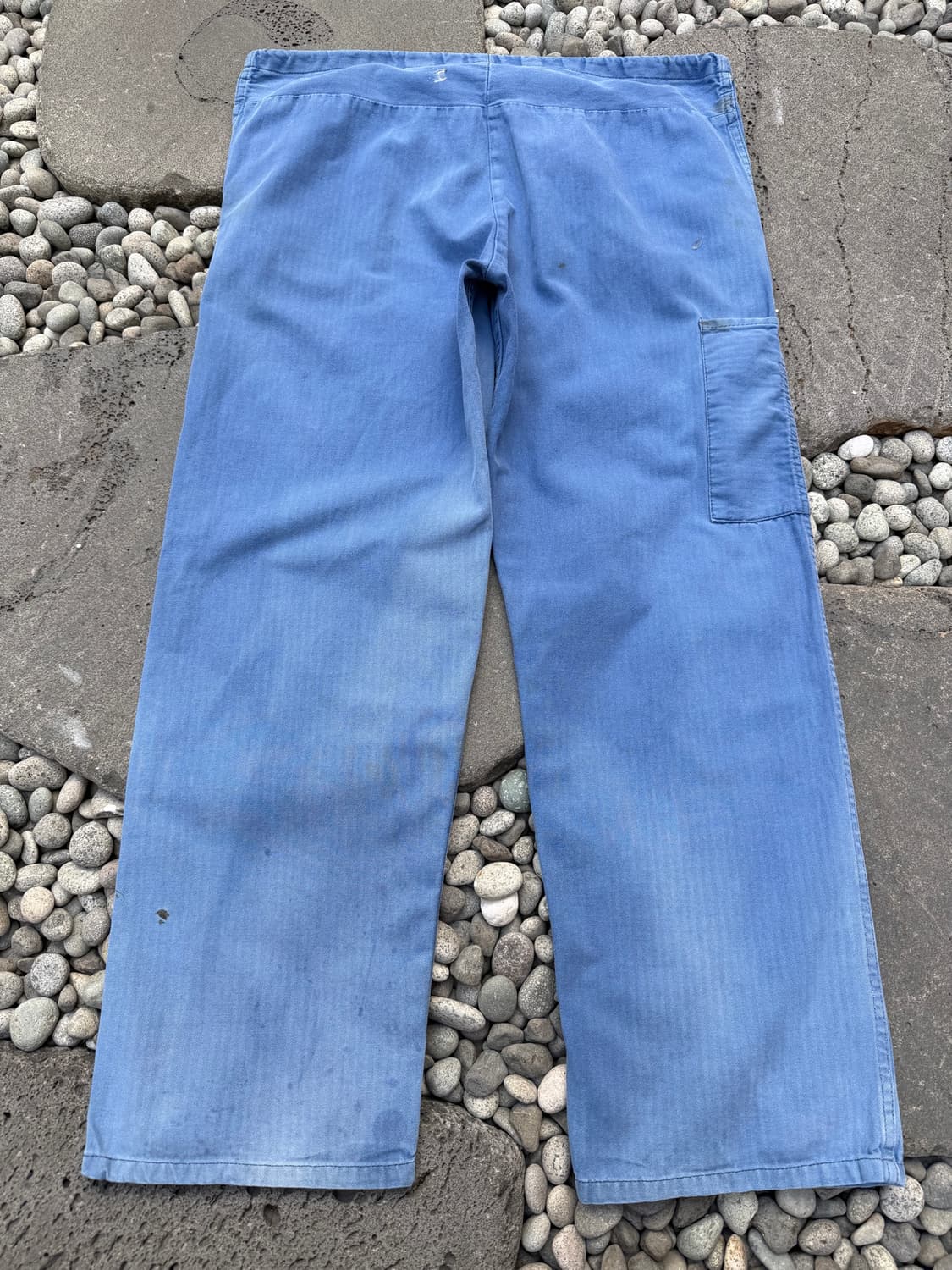 HARD FADED 70s HBT WASHED 헤링본트윌 프렌치워크팬츠 상품이미지2
