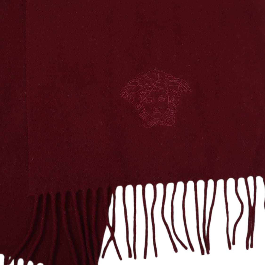 베르사체 메두사 버건디 파인 메리노울 머플러 상품이미지7