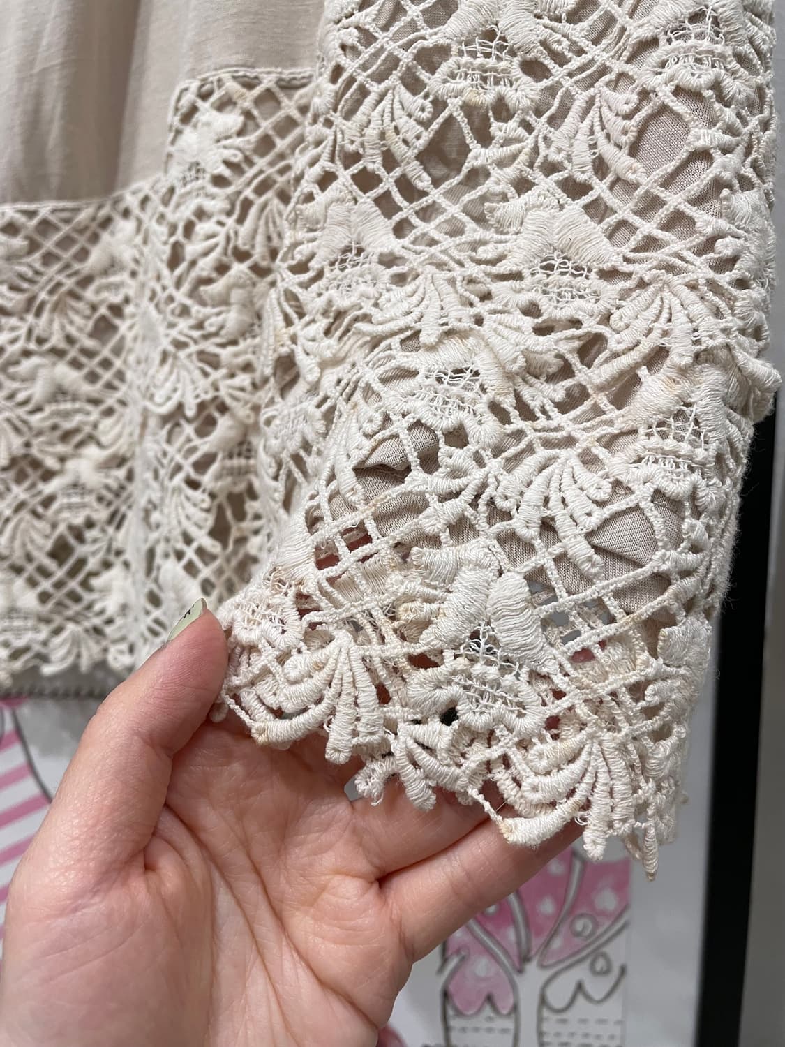 Lace Trim Cotton Slip  OPS 상품이미지8