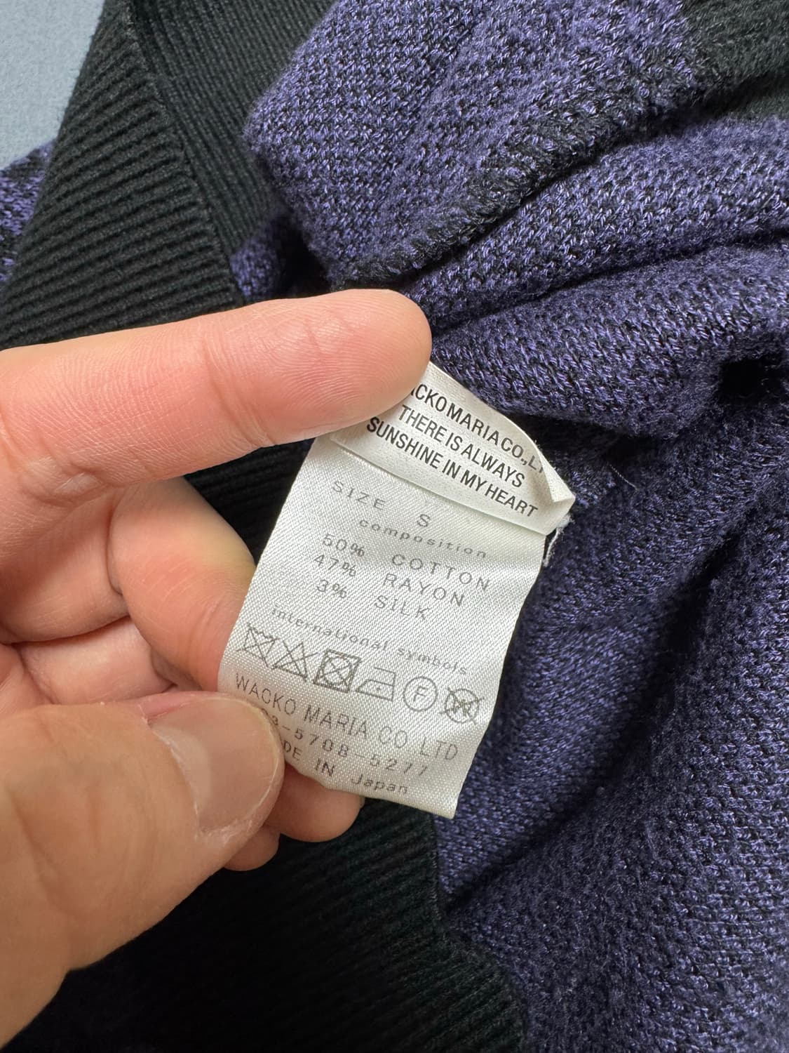 [S] 와코마리아 파이톤 폴로 니트 상품이미지5