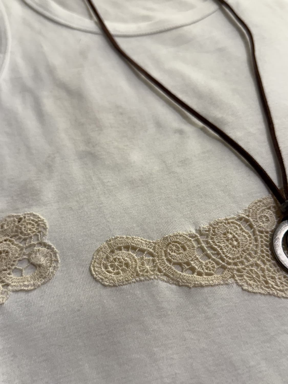 Floral Crochet Cotton Sleeveless 0256 상품이미지3