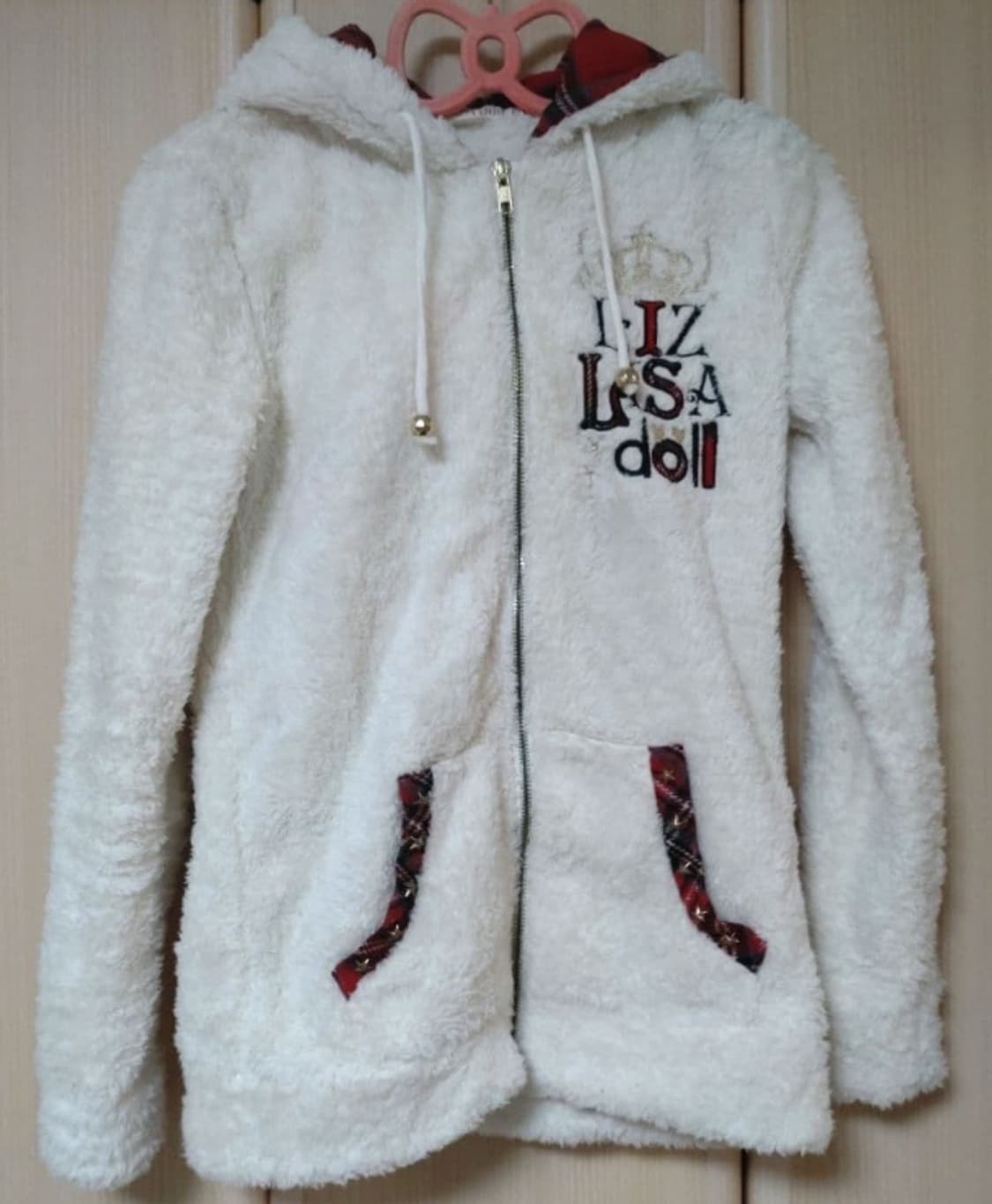 리즈리사 돌 lizlisa doll 후리스 집업 스커트 큐롯 세트 갸루 상품이미지2