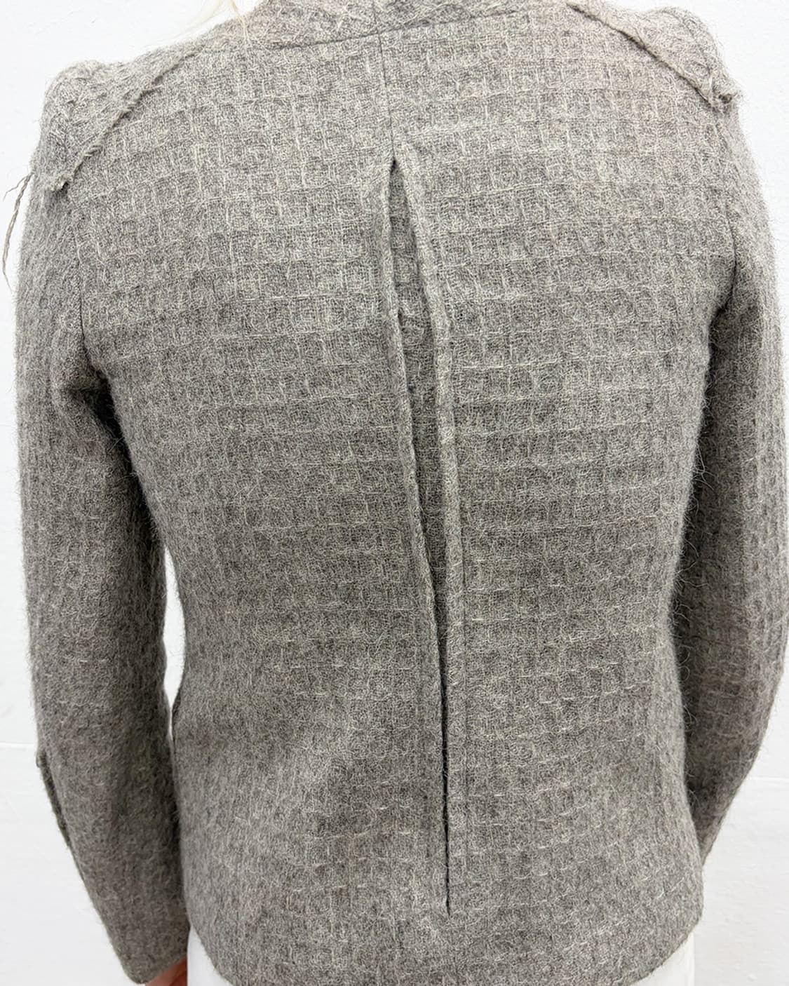 베로니크 브랑퀸호 2002F/W 퍼프 숄더 알파카 자켓 상품이미지7