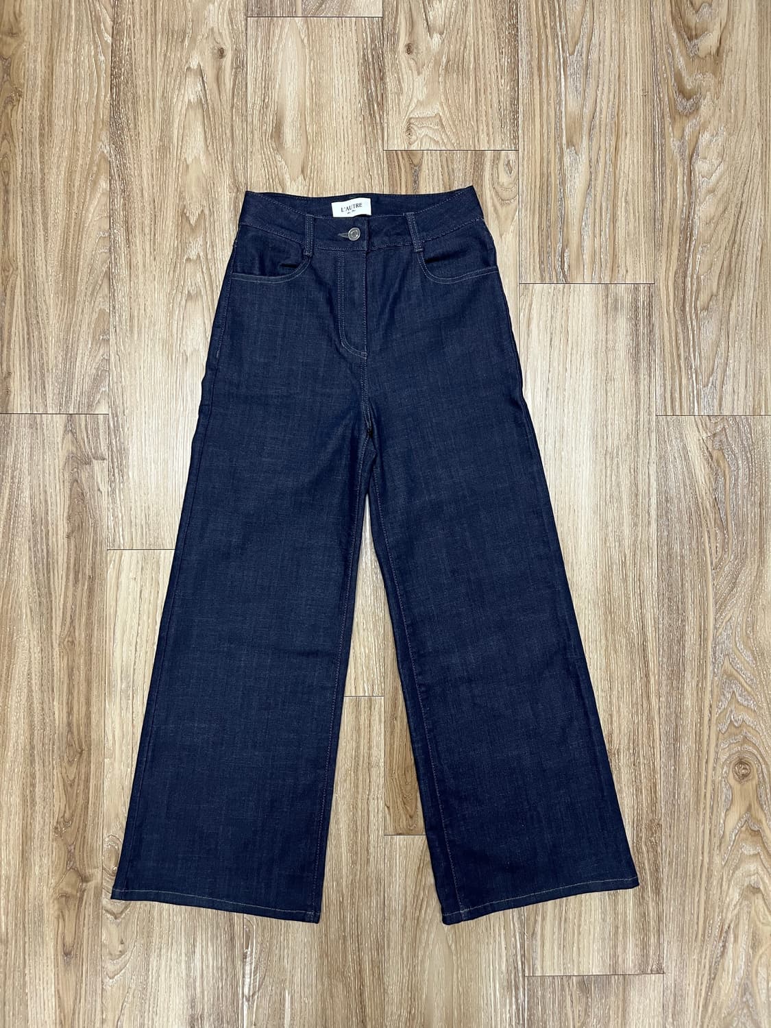 (미사용) 로트르드민 와이드 청바지 25 상품이미지3