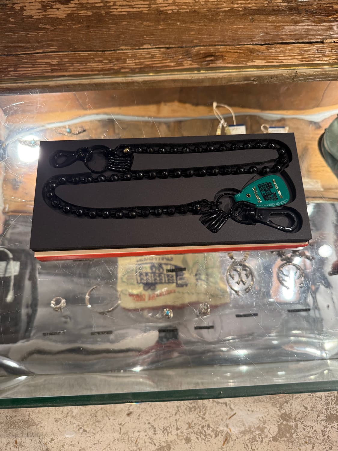 (새상품)캐피탈 볼 월렛체인 블랙 상품이미지1